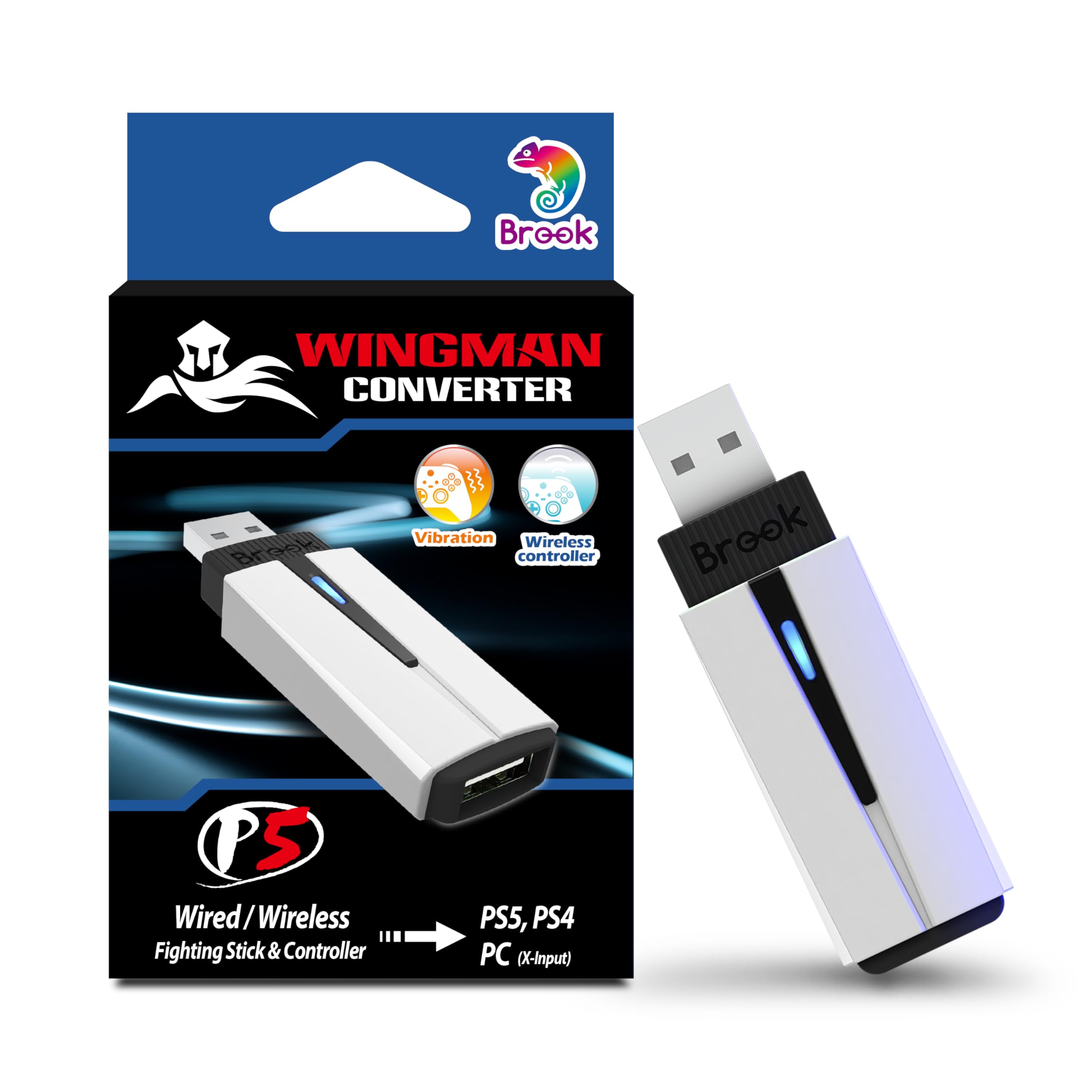 PC用ゲームコントローラー・コンバーター Brook Wingman P5 Converter PS5/PS4/PC Brook Wingman P5 – P5, P4, PC Game Controller Converter | Supports