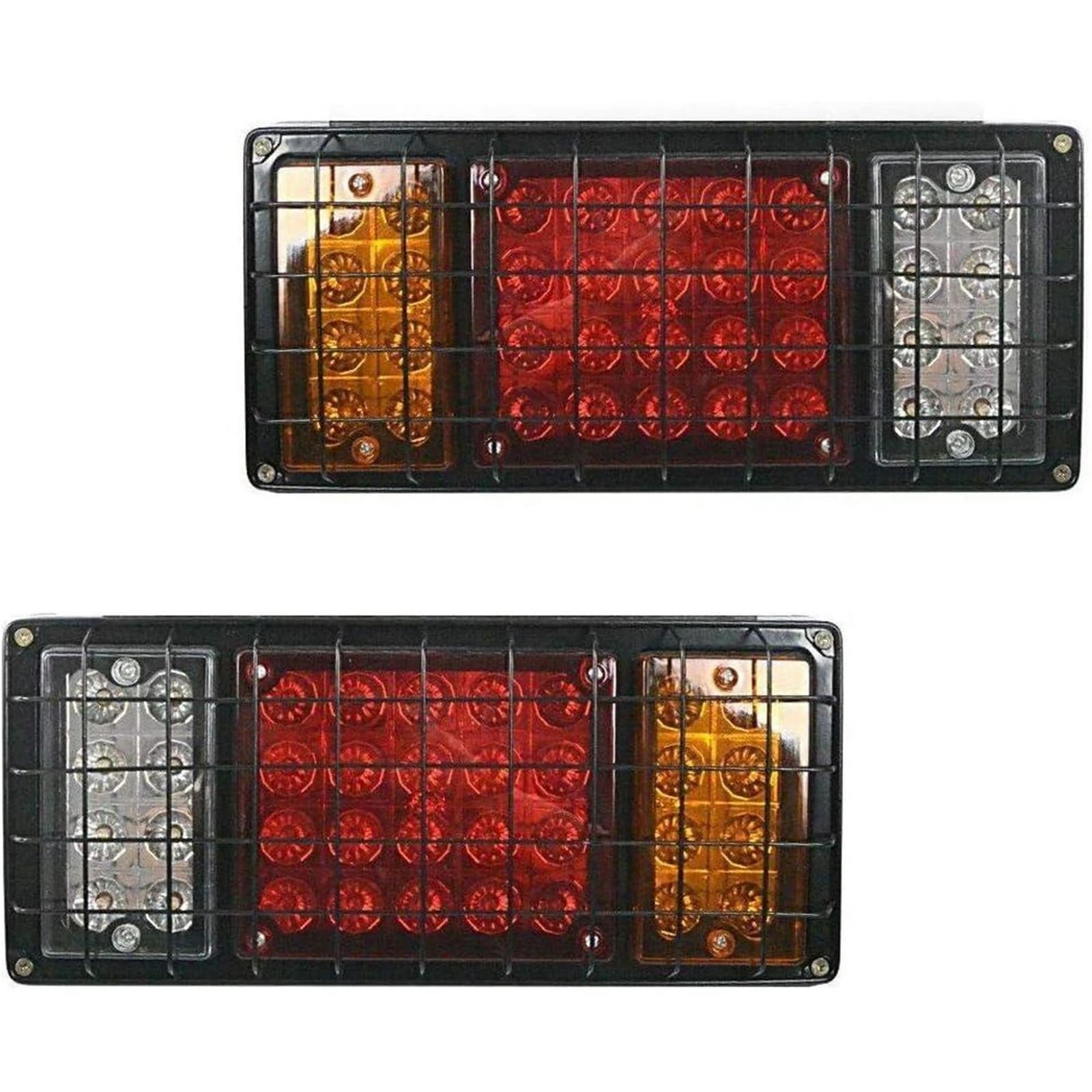 tylne światła LED 2 X tylne światło LED pasujące do przyczep, ciężarówek, kamperów, kamperów, pickupów, pojazdów inżynieryjnych itp. Lampa tylna zespolona