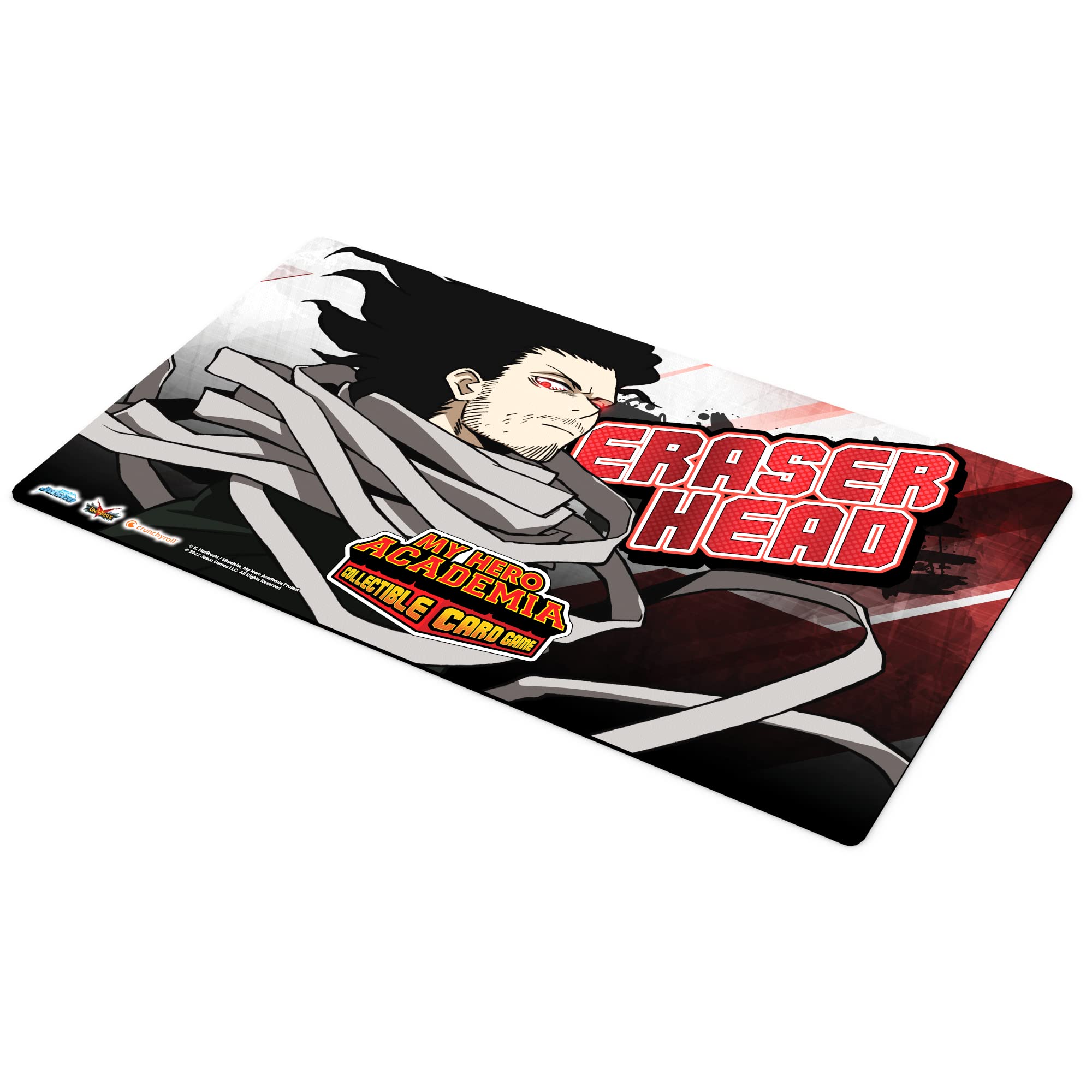 Amazon.com: My Hero Academia Collectible Card Game Series 3 Eraser Head  PLAYMAT | 18" by 24" Rubber Game Mat | Ages 14+ | 20-30 Minutes | Made by  Jasco Games : Toys & Games
