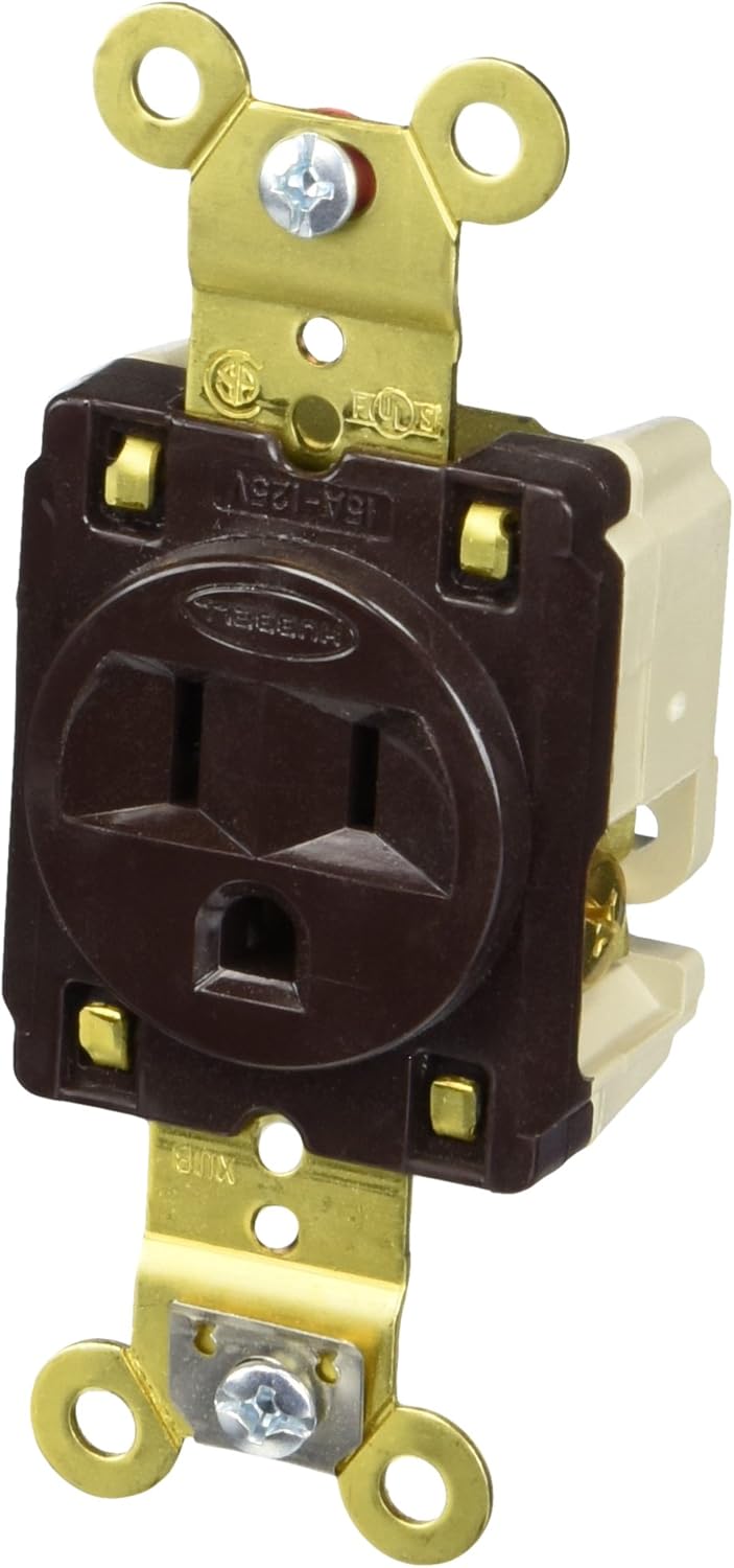 HUBBELL HBL5261 AC Receptacle NEMA 515 Female Simplex Industrial Grade