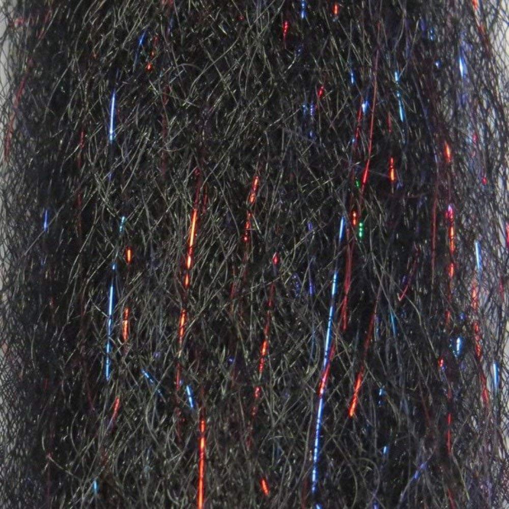 Fish Scale Steve Farrar SF Blend Bleeding Black ::: Fly Tying Material