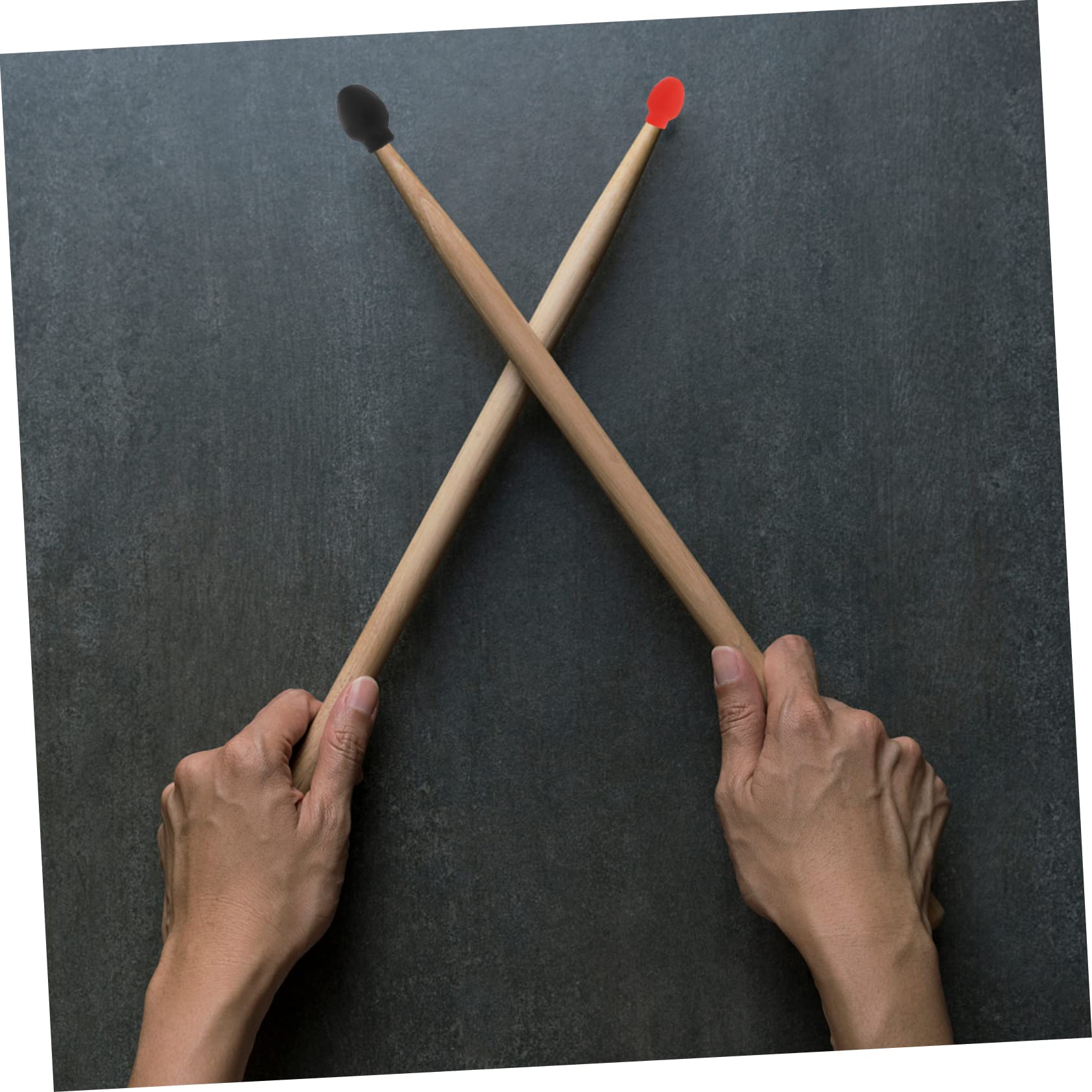 24piezas Puntas De Para Baquetas De Batería Accesorios Silenciosos Para Práctica De Percusión Compatible Mayoría De Baquetas