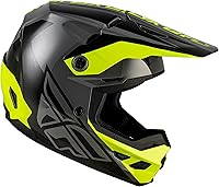Vista 4 de FLY Racing Kinetic Crest MX - Casco aprobado por ECEDOT, carcasa de policarbonato ligero, equipo de protección avanzada para motocross