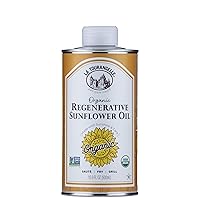 Vista 1 de La Tourangelle, aceite de girasol orgánico regenerativo, aceite para cocinar a altas temperaturas y para el cuidado de la piel, sostenible, sin OMG