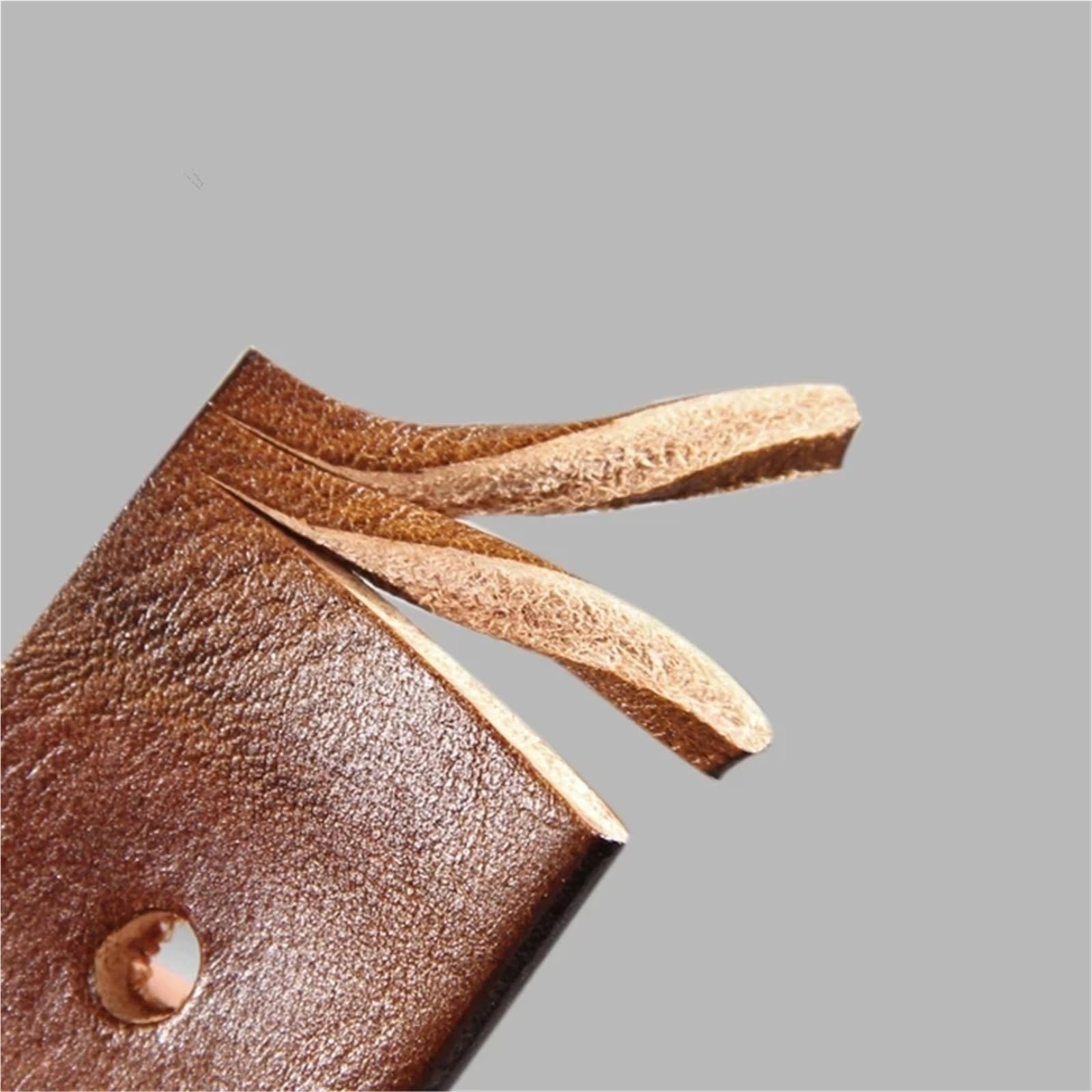 Leder Retro Handgemachte Kupfer schnalle herren gürtel Gürtel Jeans Breite