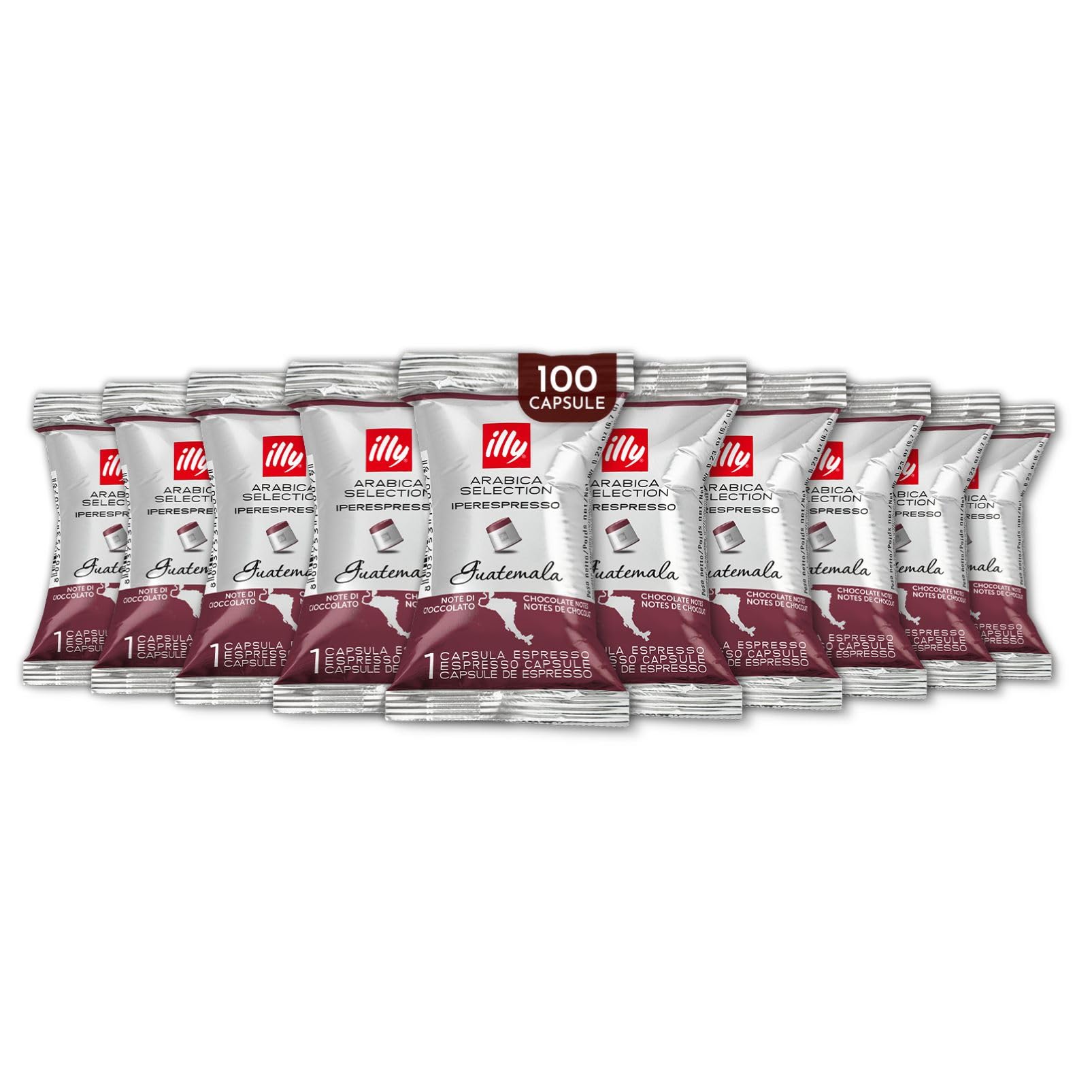 illy, Capsule Iperespresso Arabica Selection Guatemala, 100 Capsule Totali