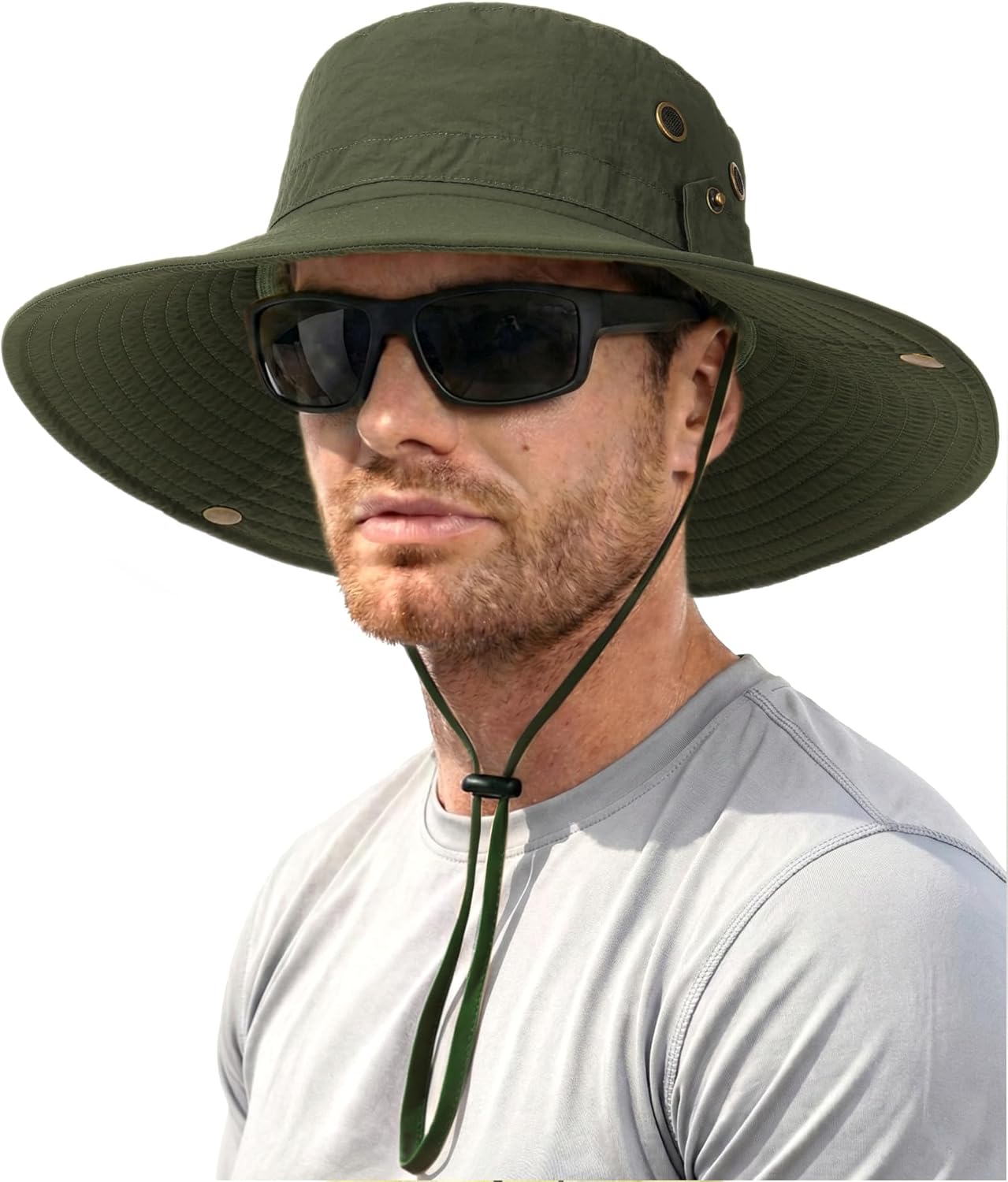 FURTALK Sun Hats for Men Fishing Hat UPF 80+ Foldable Wide Brim Outdoor Hiking Beach Summer Hats