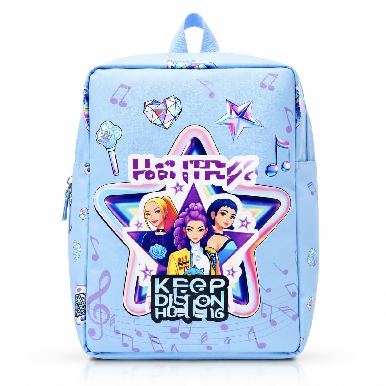 the little emporio Magic Fantasy Theme Backpack for College & Office | Water-Resistant Faux Leather Casual Bag with Generous Space for Book & Essentials | Adjustable Shoulder Strap | Multicolour-picture-54