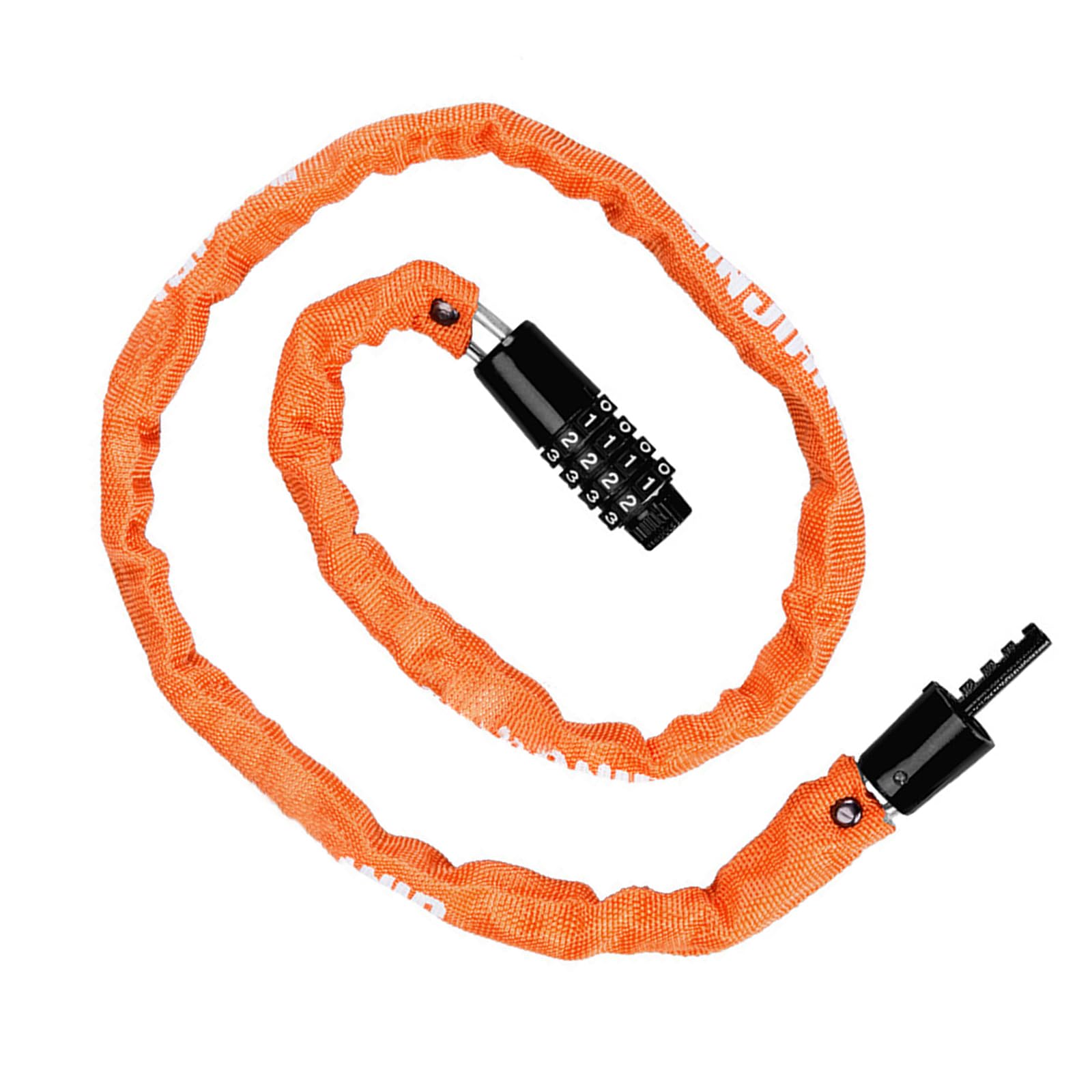 Anti-theft Mountain Bike Portable Bike Chain 4 Digit Combination Bicycle Lock Scooter Motorcycle Door Password Bicycle for Outdoor Cycling