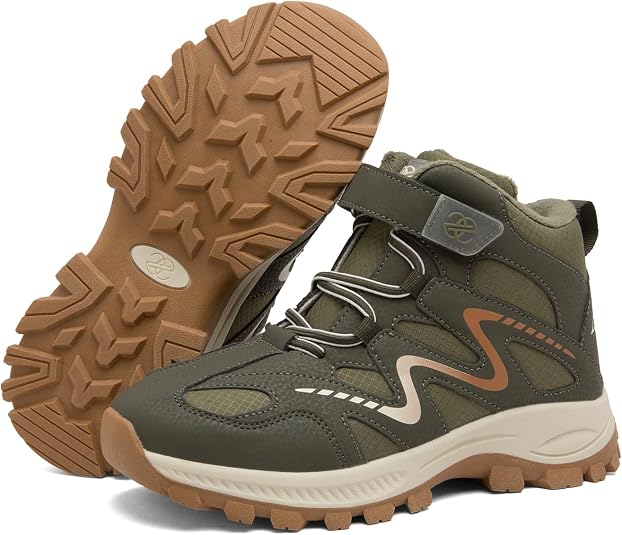 Cozy Steps Kids Winter Shoes With Fleece-Lining for Extra Warmth