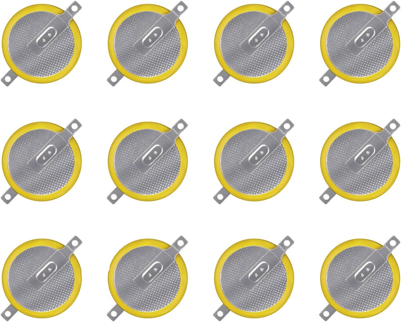 taessv 12 Pack CR2025 Battery, CR2025 3V Lithium Battery