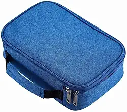 Estojo BOX escolar de grande capacidade armazenamento 100 Pens Impermeável (Azul)