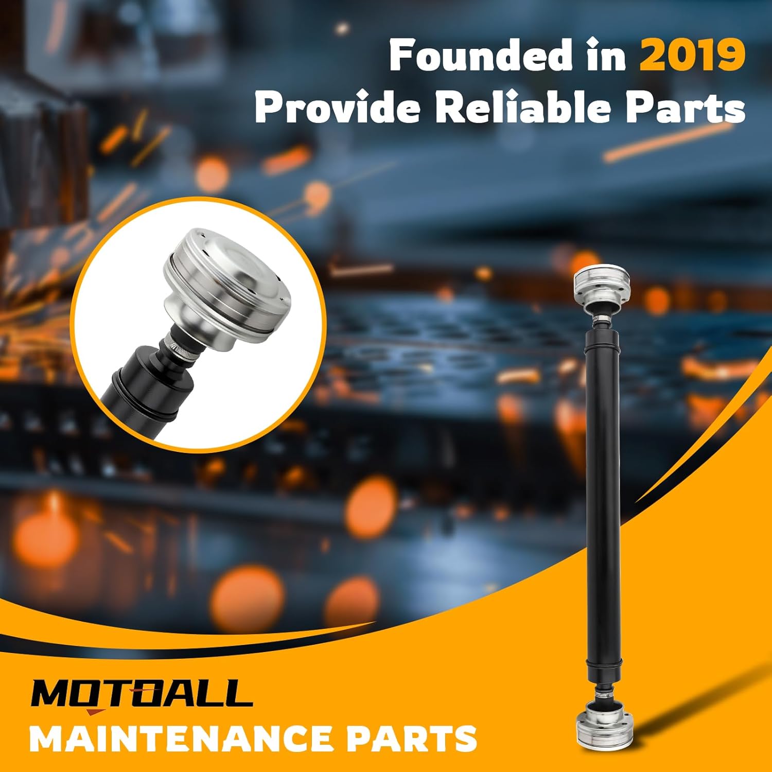 MOTOALL 28.89" Front Steel Driveshaft Assembly 27101-66J01 Propshaft Driveshaft Fit for Suzuki Grand Vitara 2006-2014