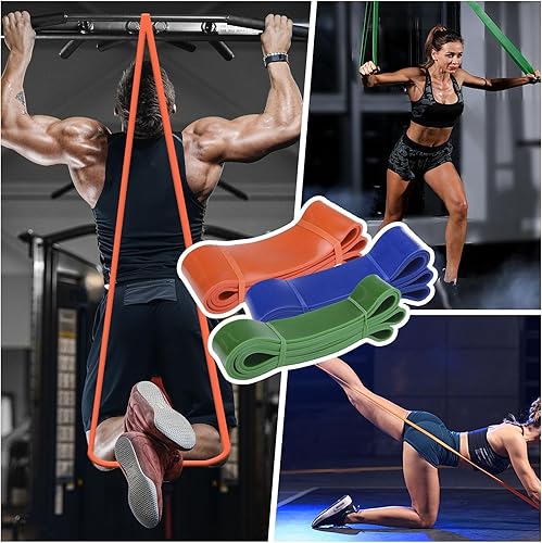 Miniatura 9 de Banda de resistencia de baloncesto para entrenamiento de dribling, fitness, un solo círculo, 6 niveles, bandas de ejercicio profesional de alta