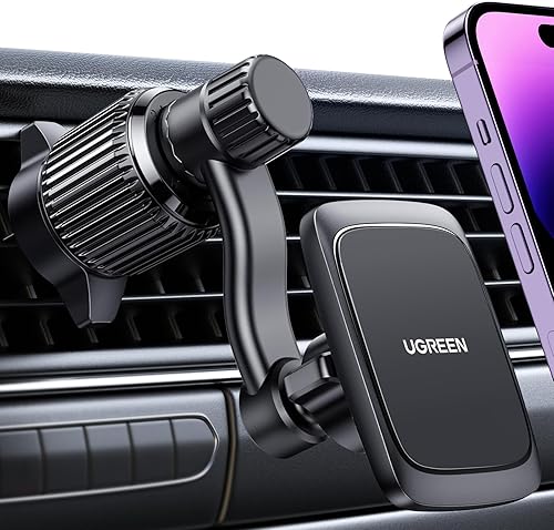 UGREEN Soporte magnético de teléfono para automóvil, nunca bloquea la ventilación de aire, soporte para teléfono celular compatible con todos los