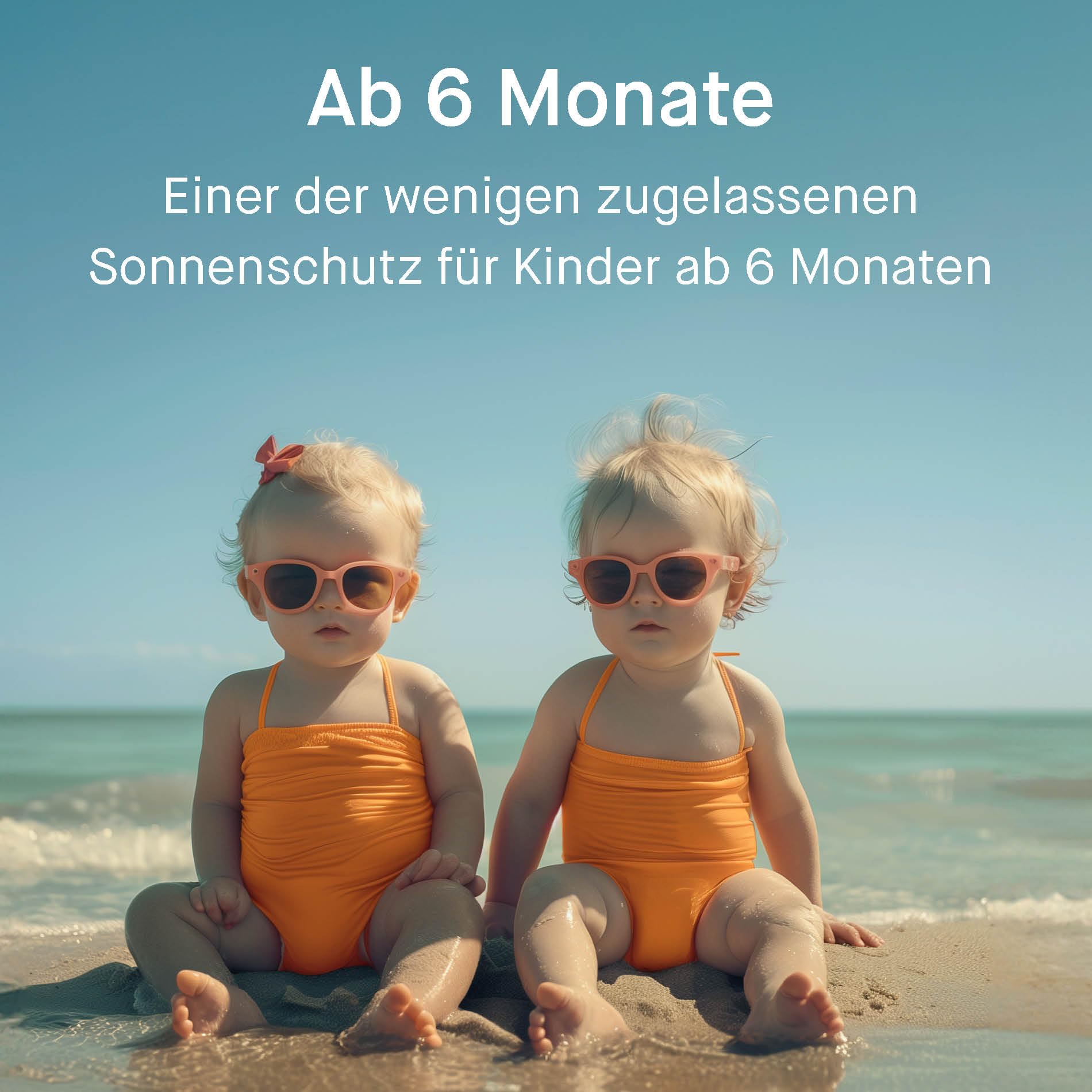 EVY Babies und Kids Sonnencreme Mousse LSF 30 - parfümfrei - schweiß- und wasserfester Sonnenschutz für Kinder ab 6 Monaten