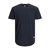 JACK & JONES Uomo Maglietta di Base Taglie Forti Girocollo Manica Corta Maglia Plus SizeJJENOA