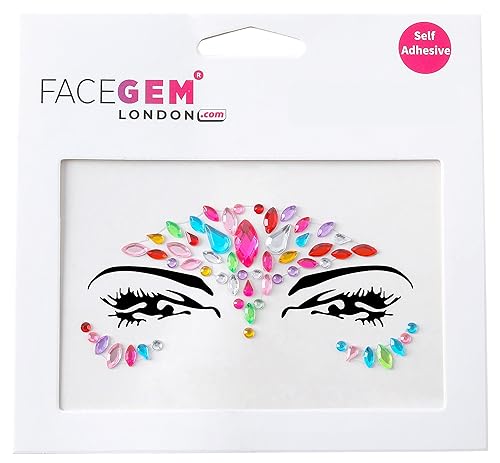 Miniatura 4 de 32 piezas de gemas faciales (diseños aleatorios) autoadhesivas con purpurina para tatuaje, gemas para festivales, fiestas rave, maquillaje corporal