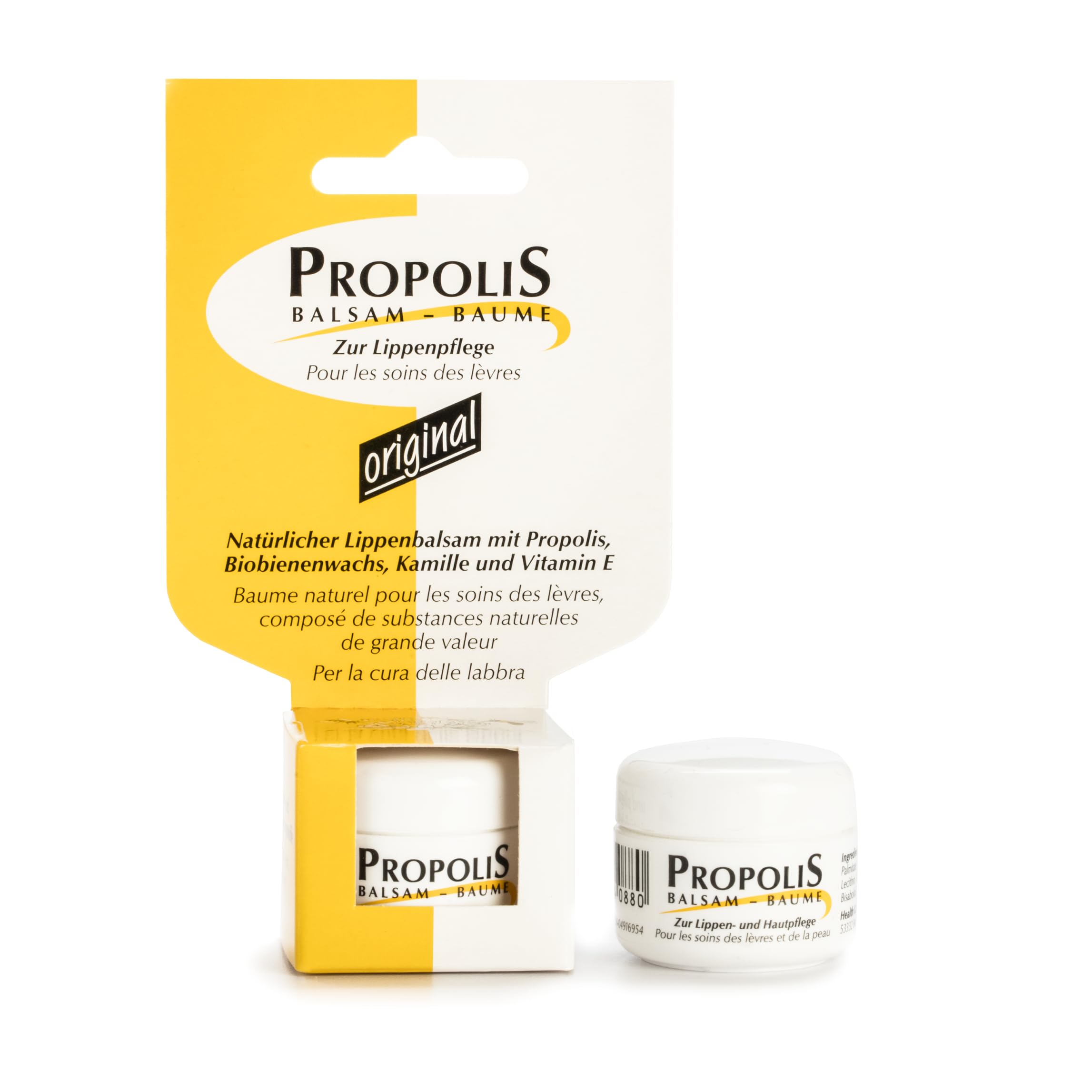 PropoliS Balsam zur Lippenpflege, 5 ml Cream, klar