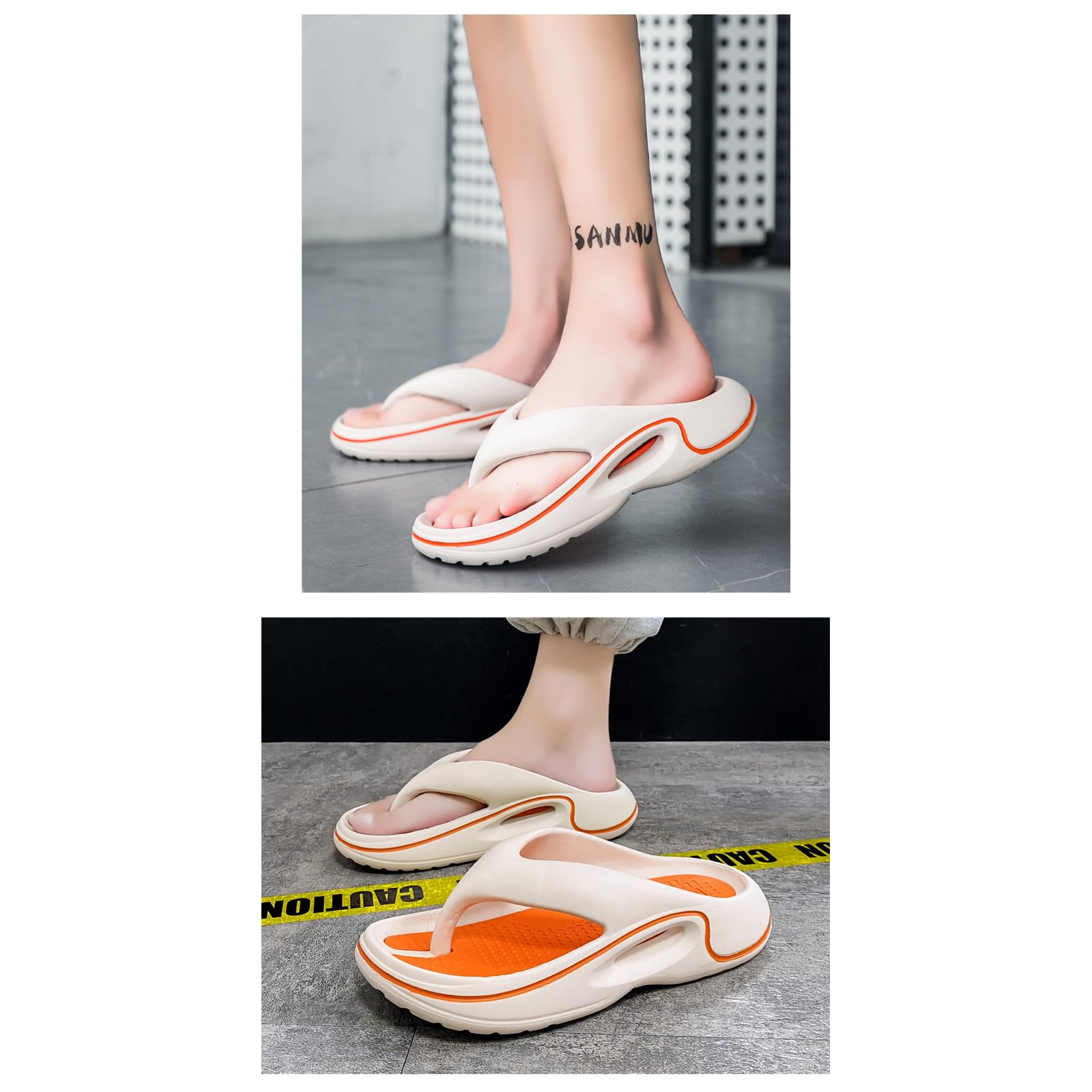 Infradito Uomo Donna Ciabatte Calzature per da Spiaggia Sport Estivi Sandali Antiscivolo di Grandi Dimensioni Uomini-Nero Viola-a-45-46