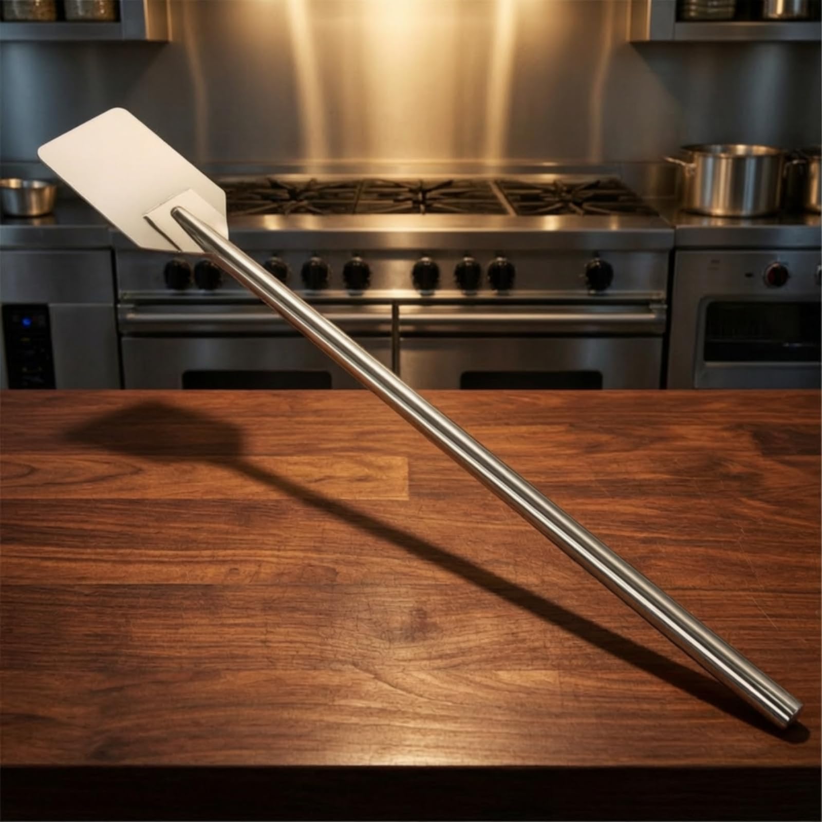 Spatule Cuisson En Acier Inoxydable, 910 × 115 Mm