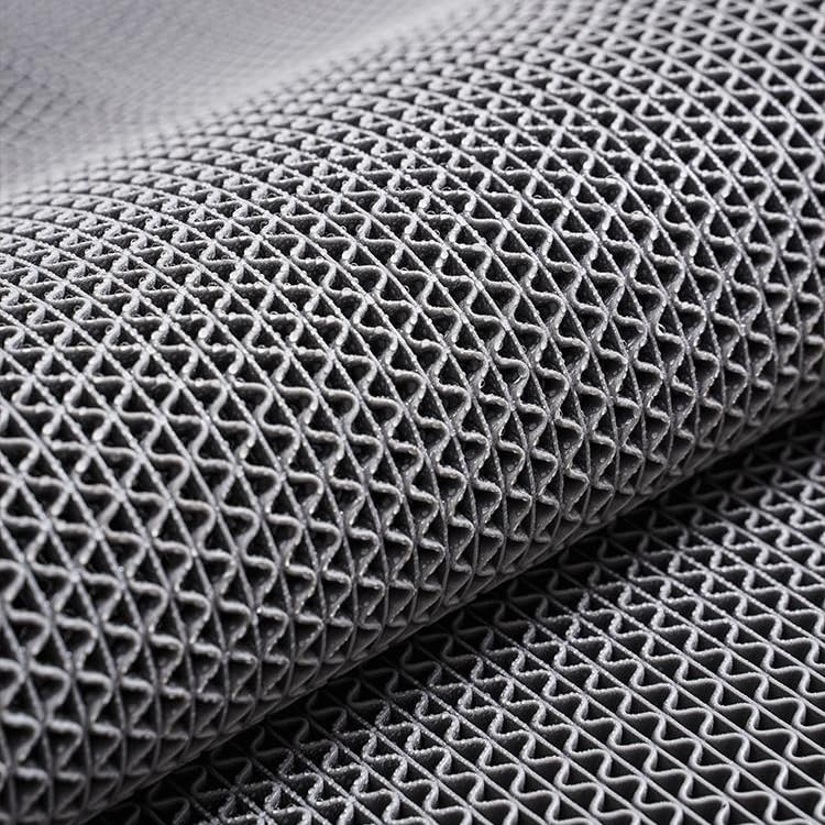 WLWLEO Commercial Pool Drainage Flooring Mats 3x10 Ft Poolside Non Slip Mat Heavy Duty PVC Splash Matting for Bathroom Entrance Front Door Waterpark Aquatic Seafood Supermarket,Gray/Grey,0.9×5M