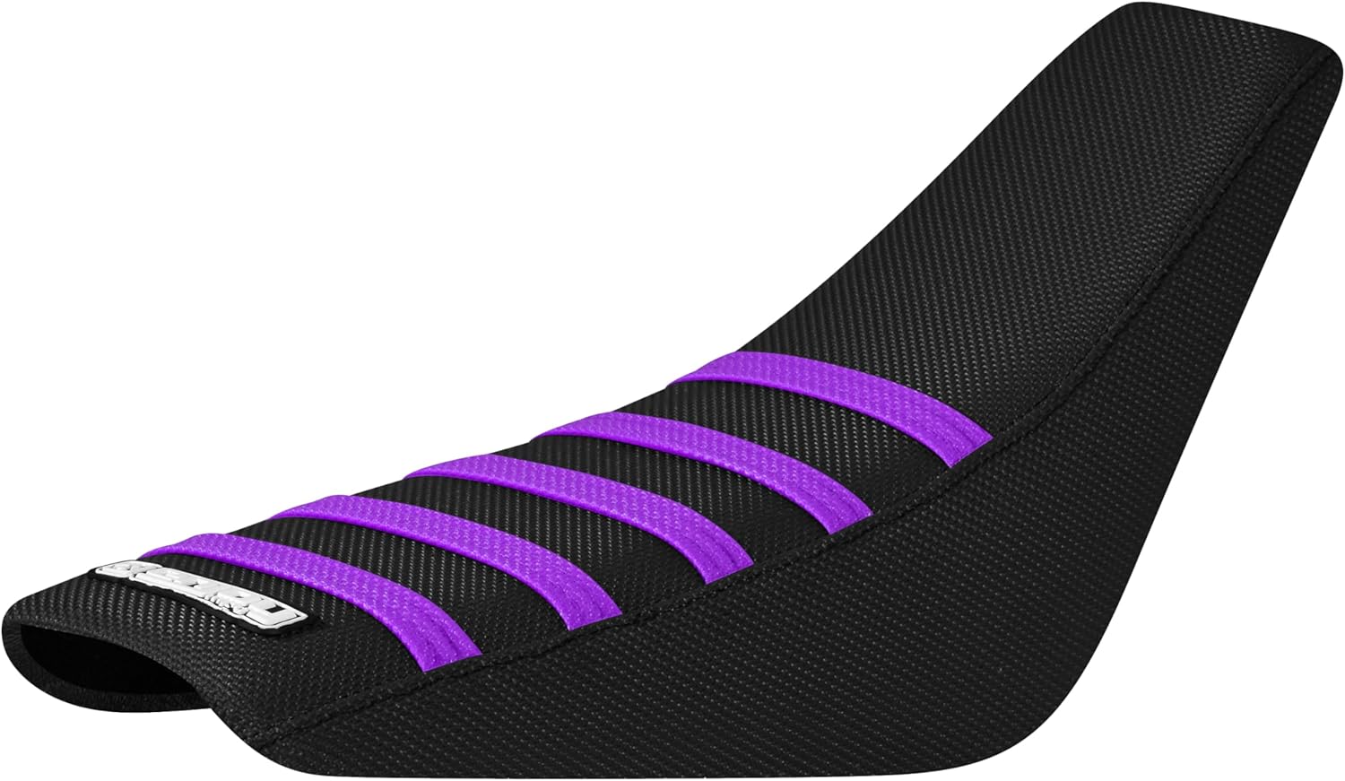Enjoy Mfg Seat Cover - Compatible with Razor MX650 Dirt Rocket ebike #505 (All Black with Purple Ribs)