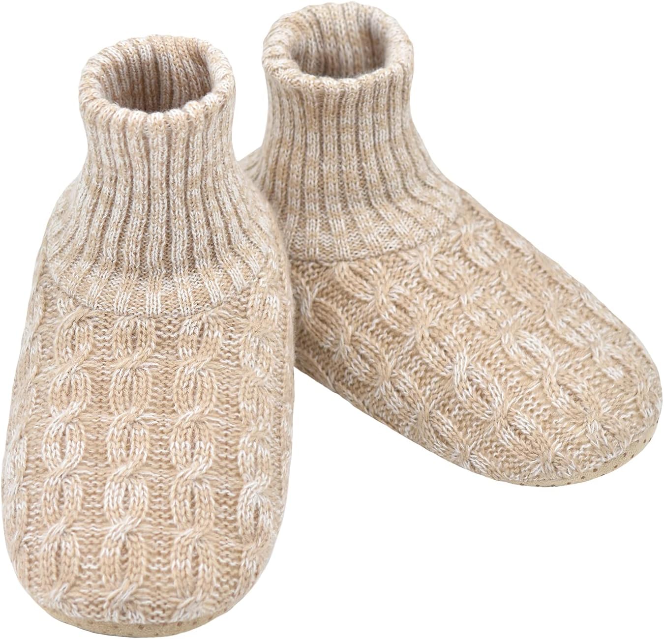 Slipper Socks for Women With Grippers, Fuzzy Womens Slipper Booties With Non Slip Bottoms, Cozy Warm House Slippers