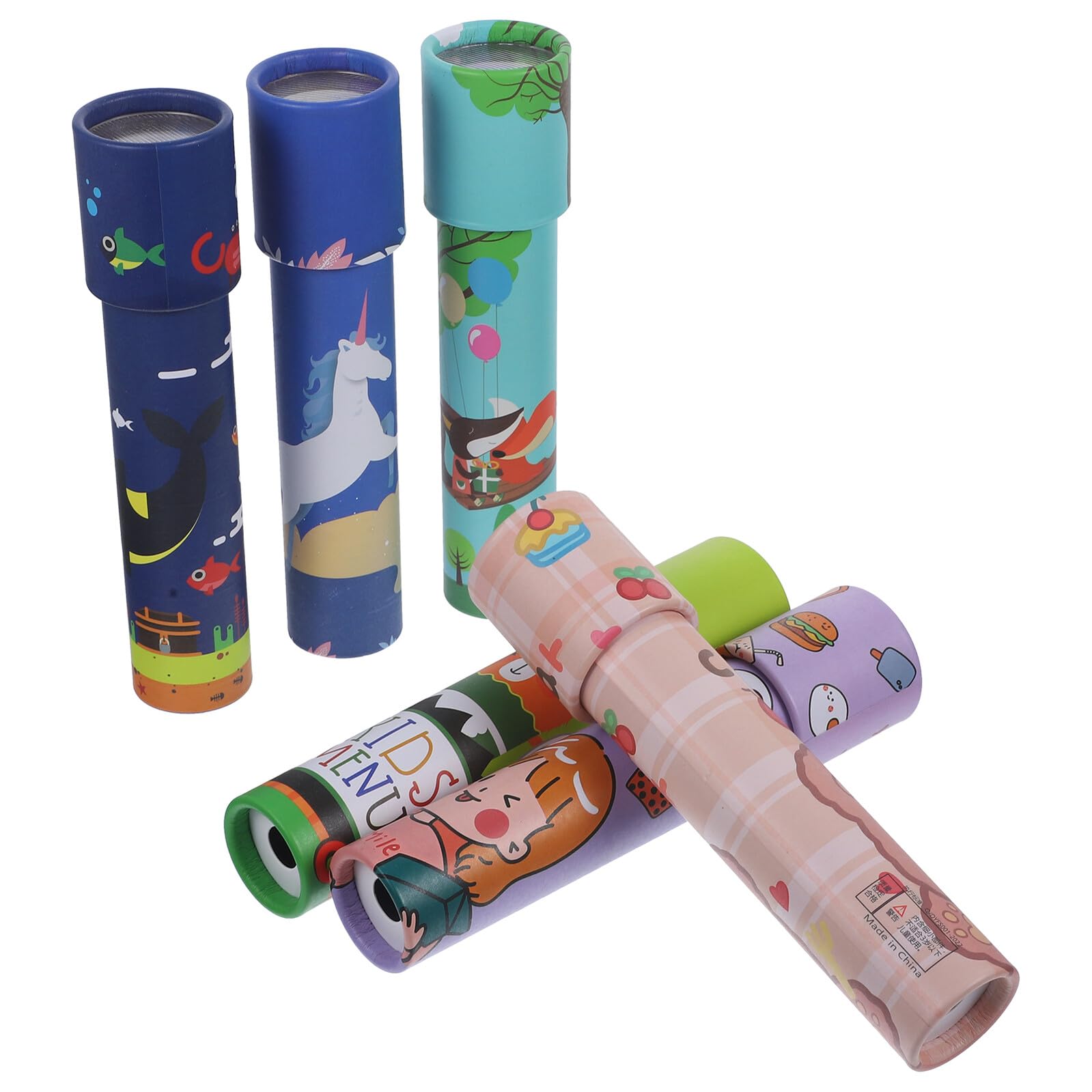6pezzi Giocattolo Caleidoscopio di Carta per Ragazzo Ragazza Caleidoscopi Decorativi Caleidoscopio per Adulti e Ragazzo Ragazza Piccoli Leggero e Facile da Stile Casuale