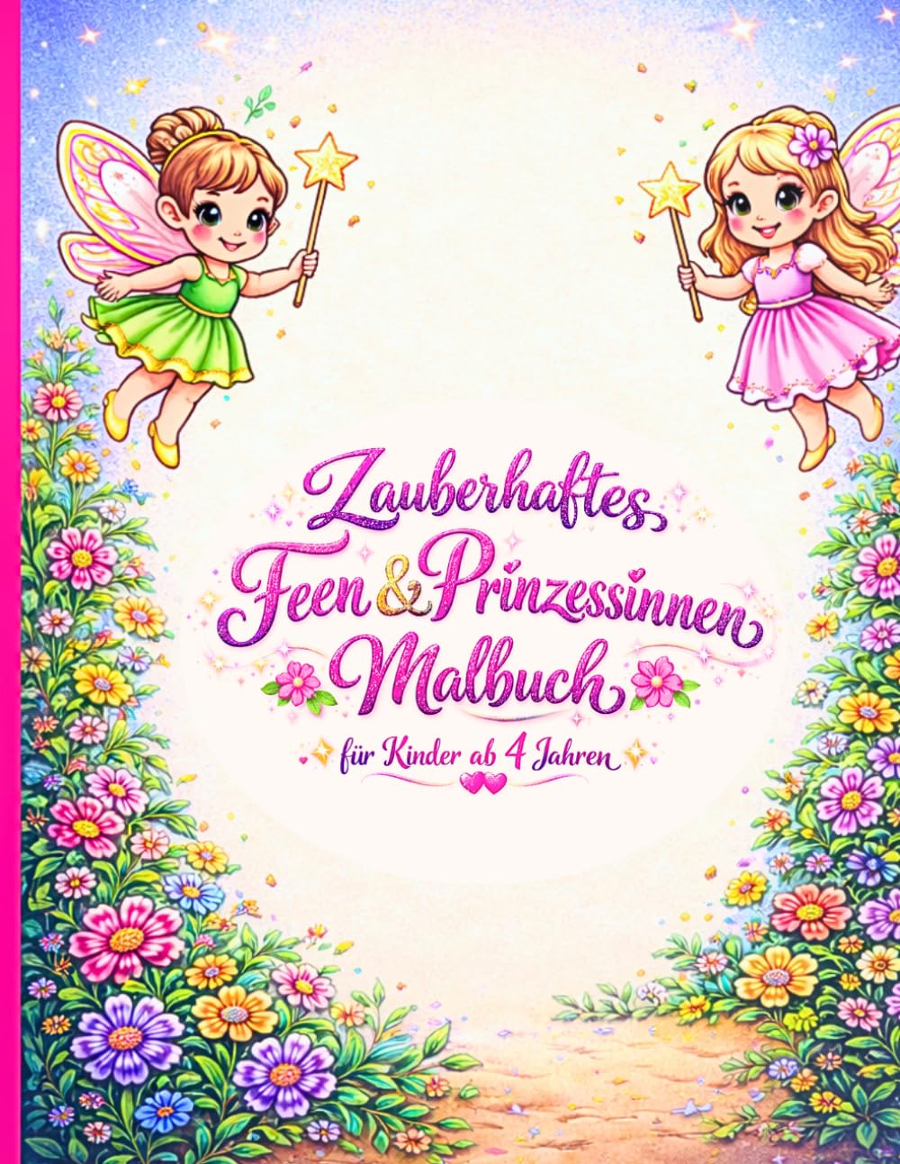 Zauberhaftes Feen & Prinzessinnen Malbuch
