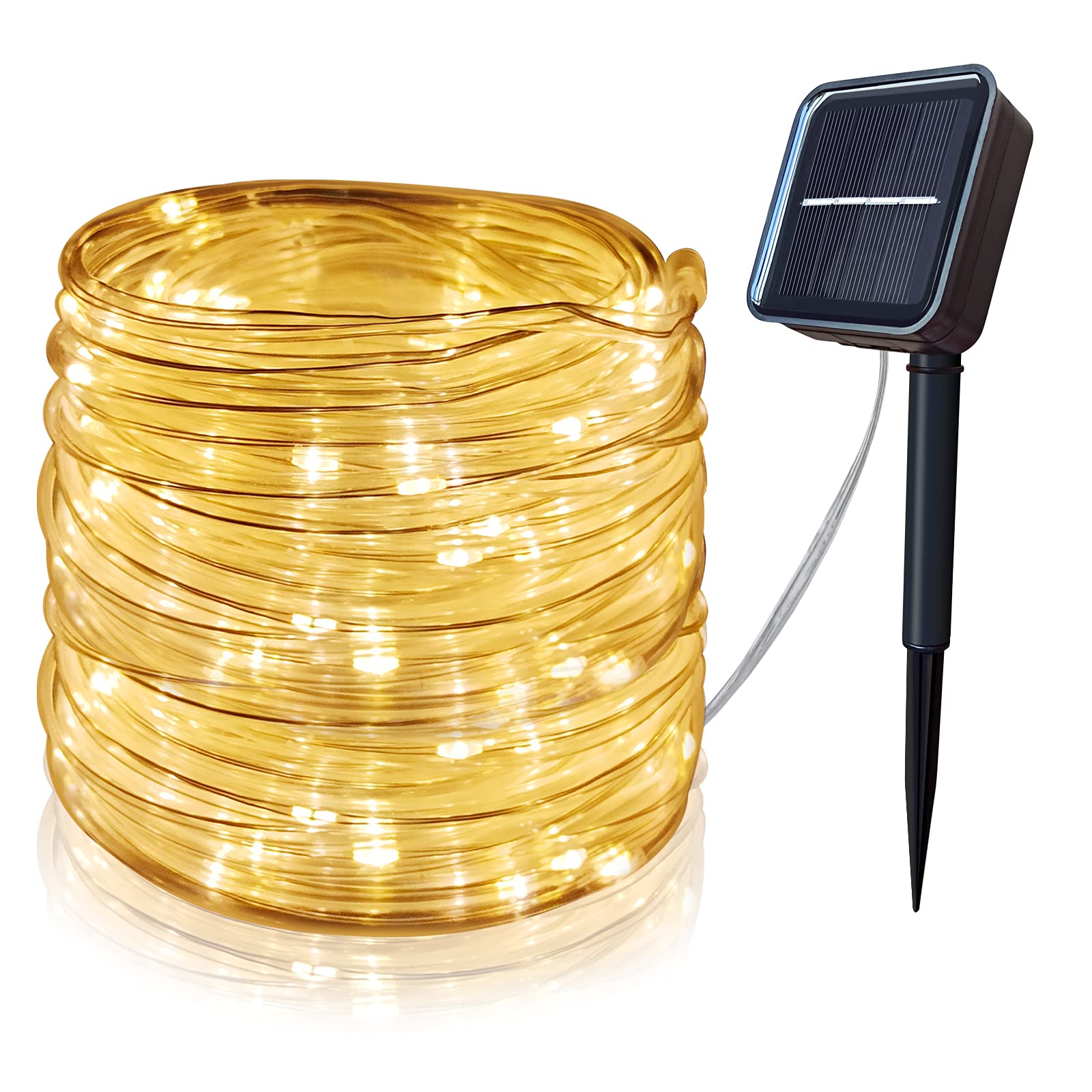 Stringa Luci Solari Da Esterno 100 LED - Fiori Di Ciliegio Multicolore, Impermeabile IP65, 8 Modalità, 7 Metri Per Giardino, Alberi E Recinzioni - 3