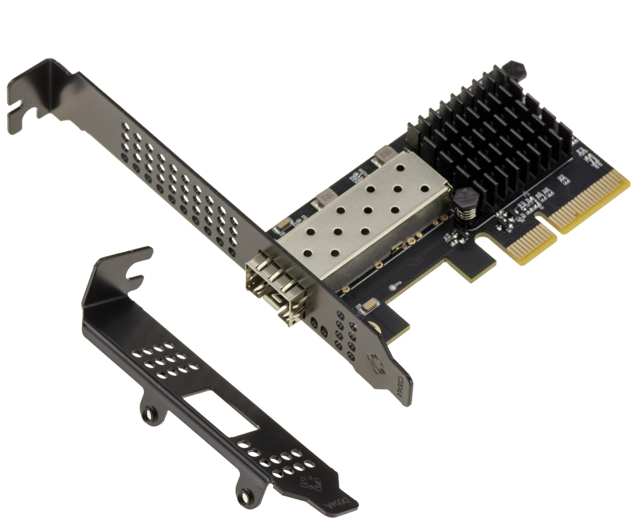 KALEA-INFORMATIQUE Scheda controller di rete PCIe x4 Gen 4.0 con una porta SFP+ 10G e chipset Realtek RTL8127, a basso consumo, raffreddamento passivo