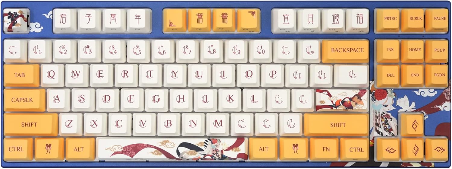 Varmilo MA Series V2 Love Birds Yuan (You) White LED TKL EC Mechanical Keyboard Varmilo EC Iris V2