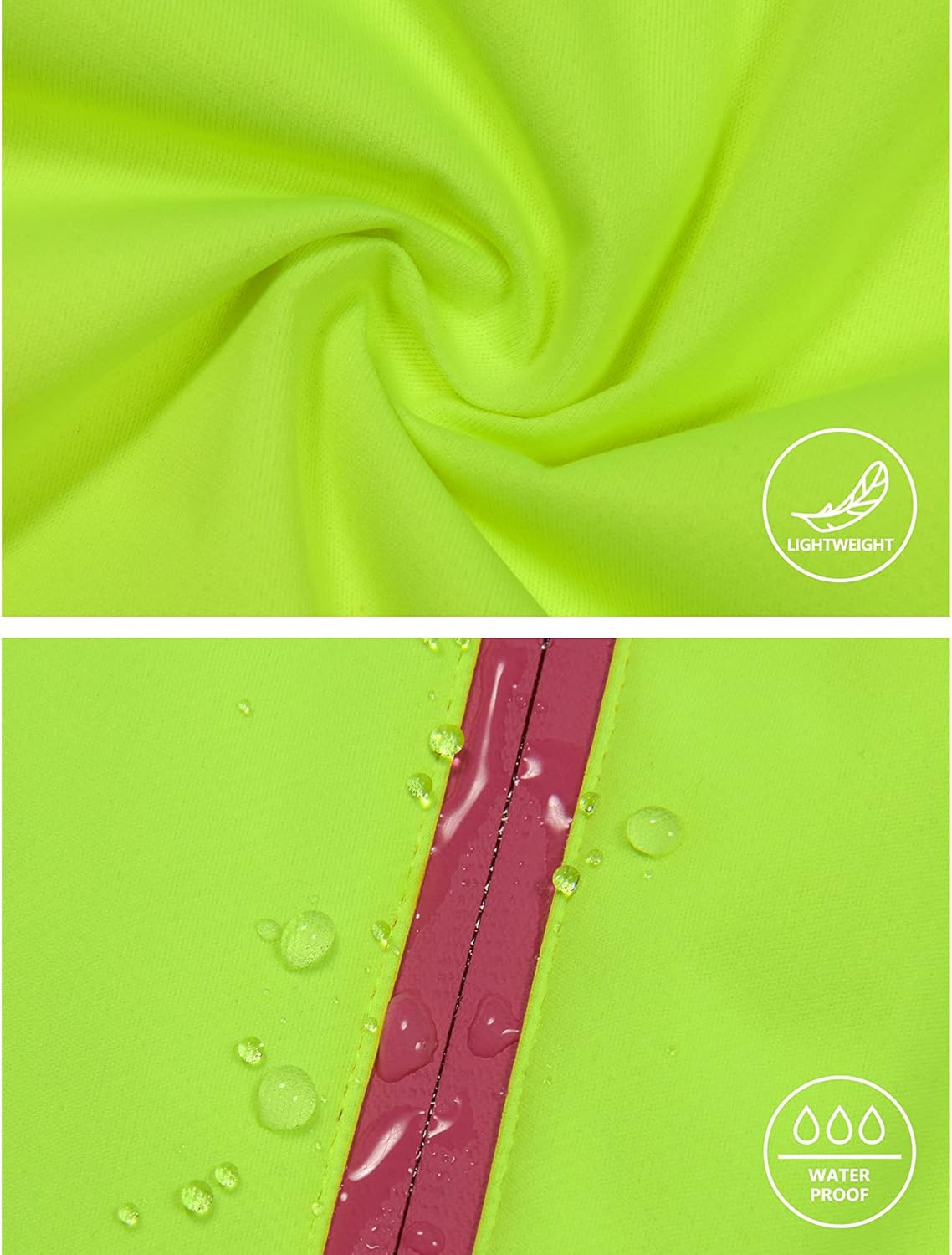 Little Donkey Andy Women's Lightweight Rain Cycling Stretch Jacket with Hood, Windproof and Waterproof, Ultralight Packable - Image 3