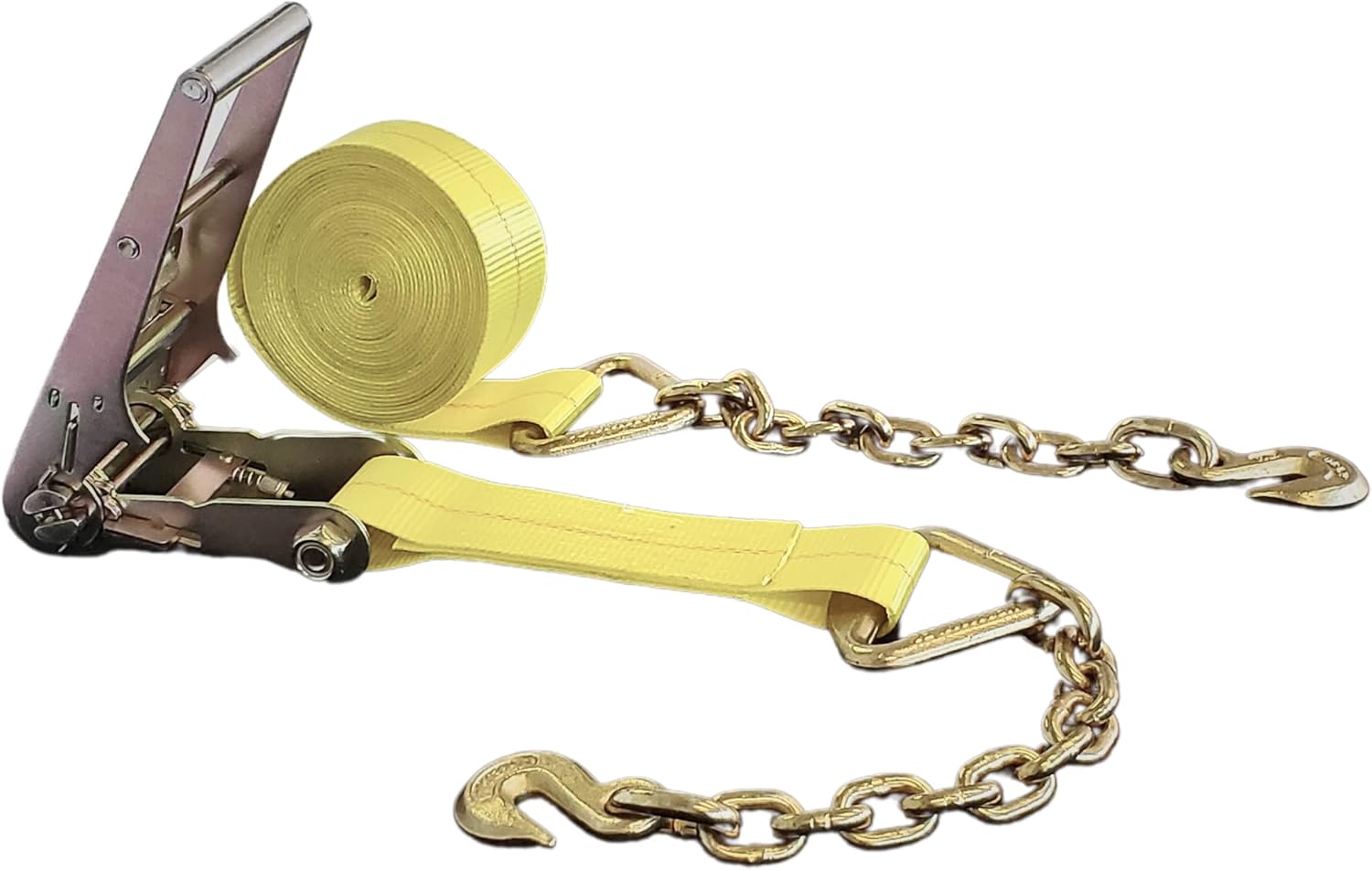 Mega Cargo Control 3" x 30' Ratchet Strap with Clevis Grab