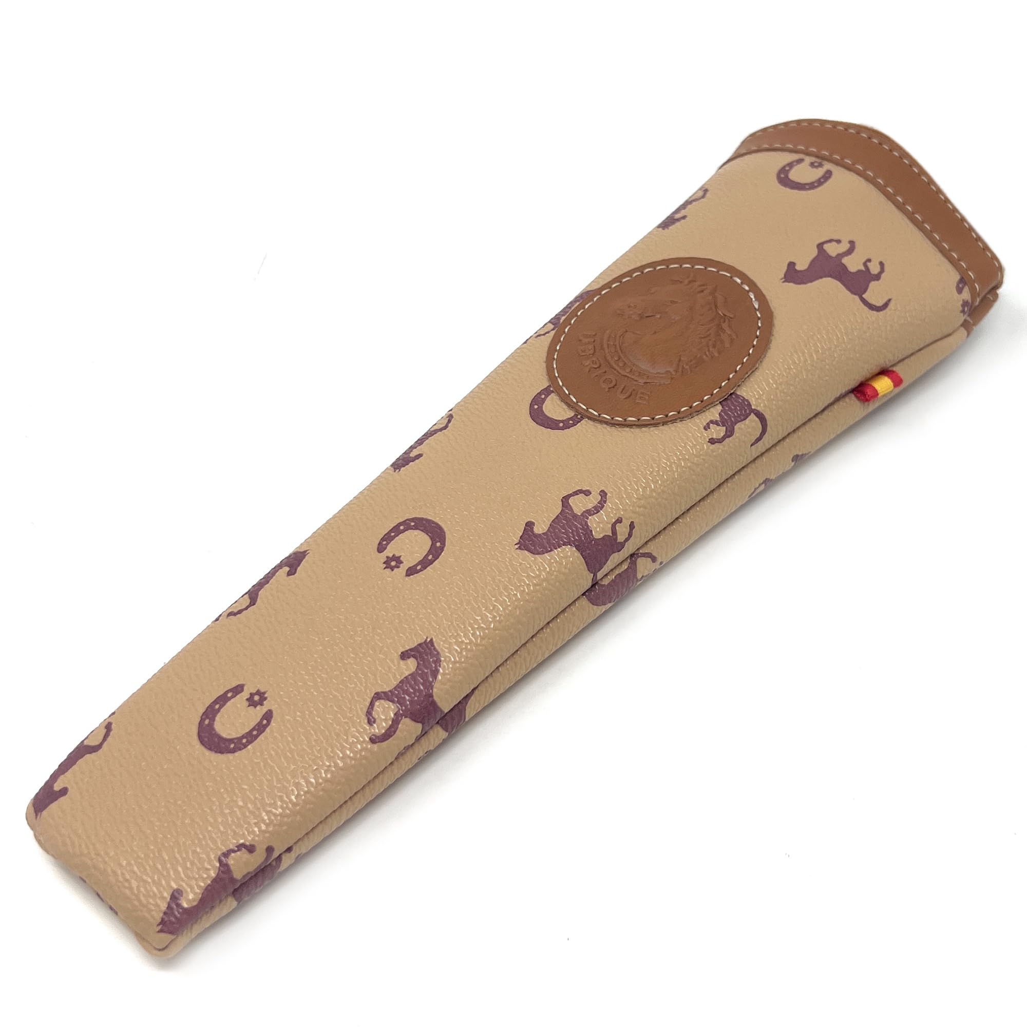 Portaventaglio In Pelle Con Cerniera - Custodia Protettiva Elegante Per Ventagli | Made In Spain - Foto 2