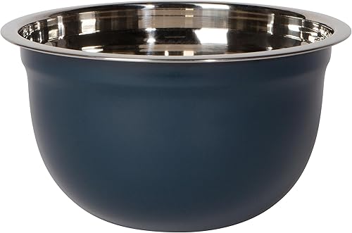 Miniatura 8 de Now Designs Tazones para mezclar de acero con revestimiento mate, negro, 5 cuartos de galón, 3 cuartos de galón, 1.5 cuartos de galón, 7 x alto 3.57