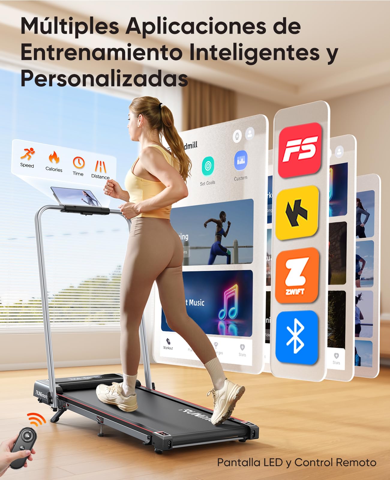 Cinta de Correr 6 en 1 con Inclinación,Walking Pad de hasta 12 km/h con Pendiente del 9%,Cinta de Correr Plegable de 2,5 HP para Oficina,Doble Pantalla LED,Capacidad de 120 kg