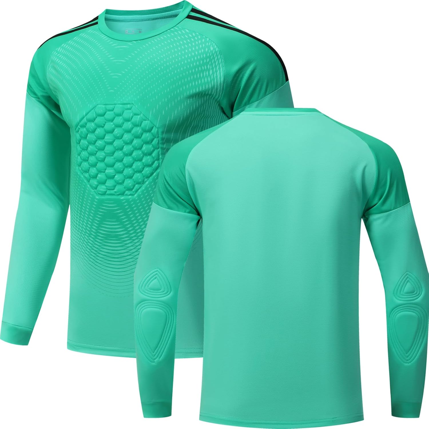 kids goalie jersey Soccer Goalie Shirt pants, Padded Goalkeeper Jersey, youth Long Sleeve Football Padded - Image 5