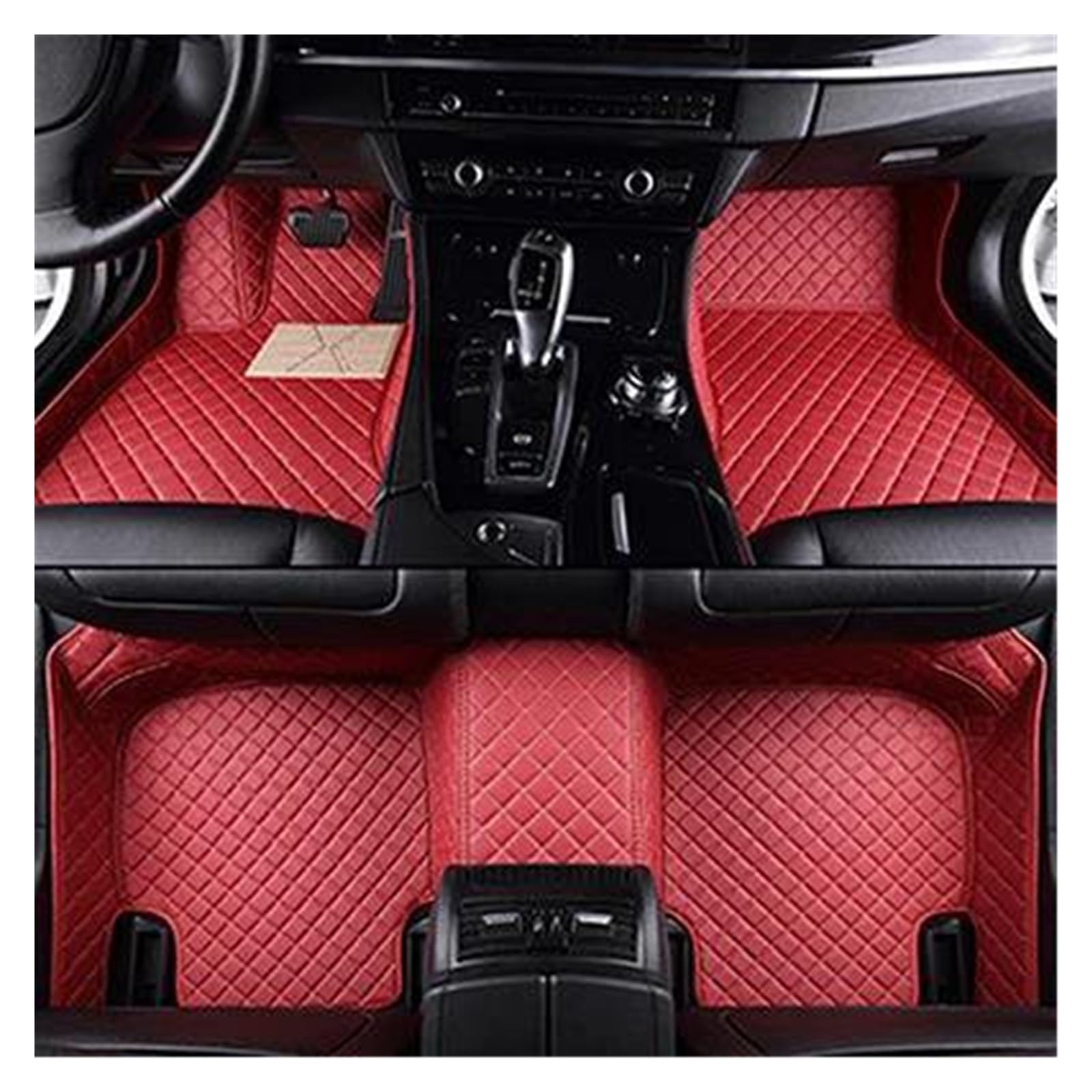 Tapis antidérapant voiture Volvo V40 évite les glissements dangereux avec tapis sol rouge 2013-2019