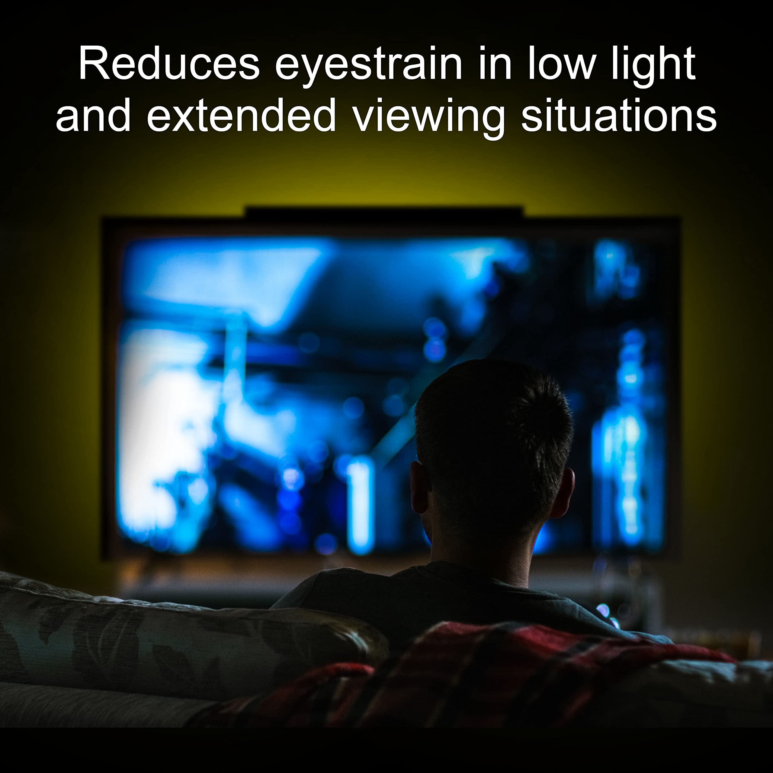 GE LED Enlighten HD 70947 Antenne TV HD à rétroéclairage RVB 4K 1080p numérique HDTV VHF UHF, antenne TV pour Smart TV, antenne TV Longue portée en intérieur