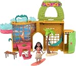 Mattel Disney Princess Toys, Rapunzel Storytime Stackers Doll House Tower with Rapunzel Small Doll, 1 Pascal Figure & 7 Accessories, Inspired by Movie