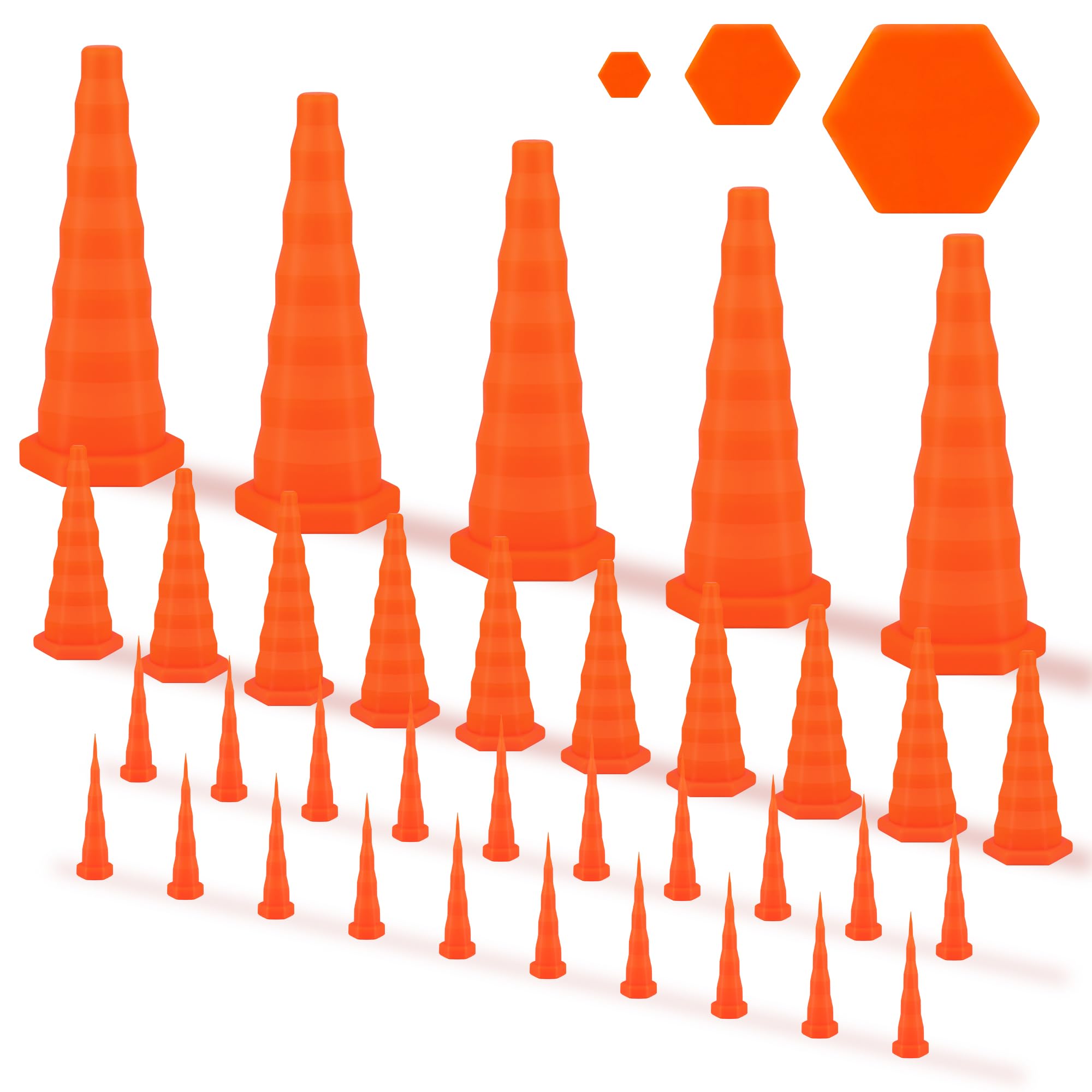 Anglekai 35PCS Hydraulic Oil Service Plugs, Drip-Proof Rubber Hydraulic Hose Plug Kit for Oil Pipes, Irrigation (5 Large/ 10 Medium/ 20 Small)