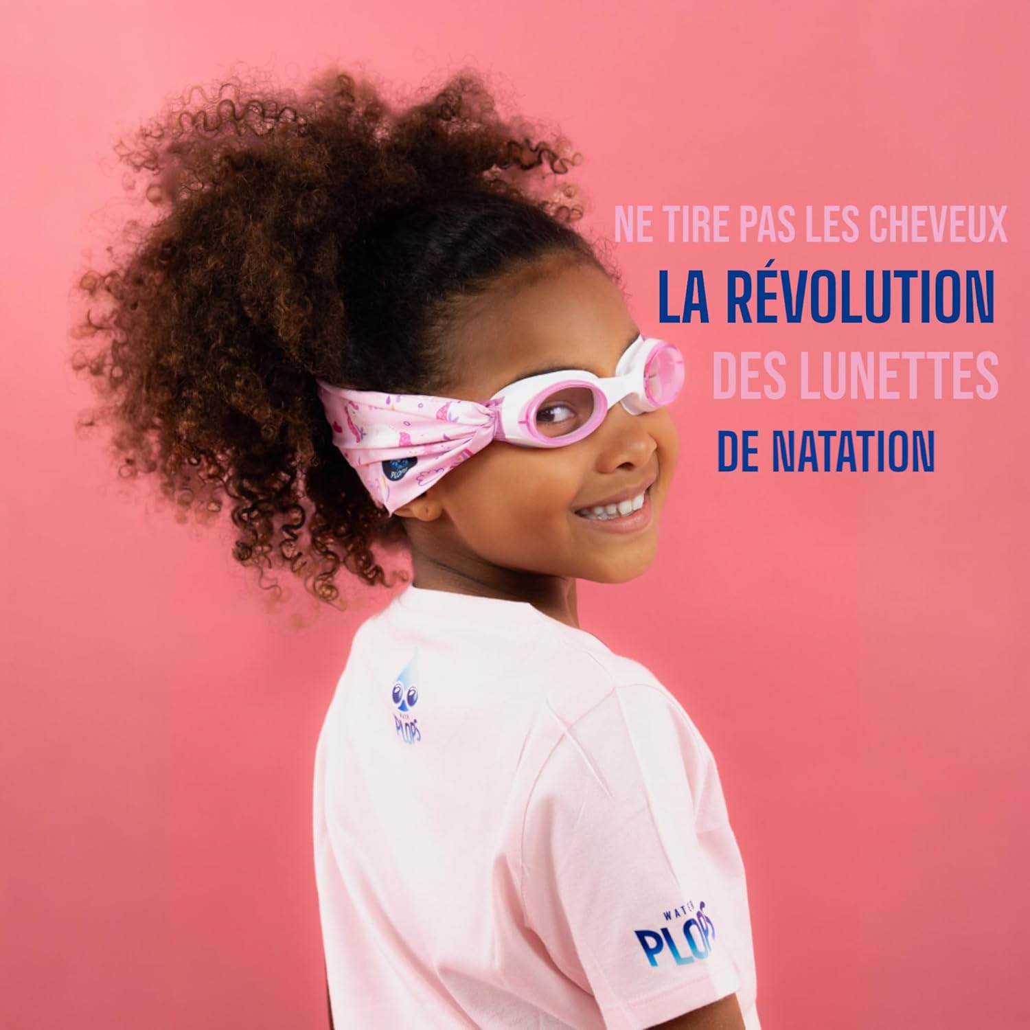 Lunettes de natation adultes et enfants | Anti-Buée, Anti-UV, silicone souple pour une visibilité optimale et confort maximal - Image détaillée