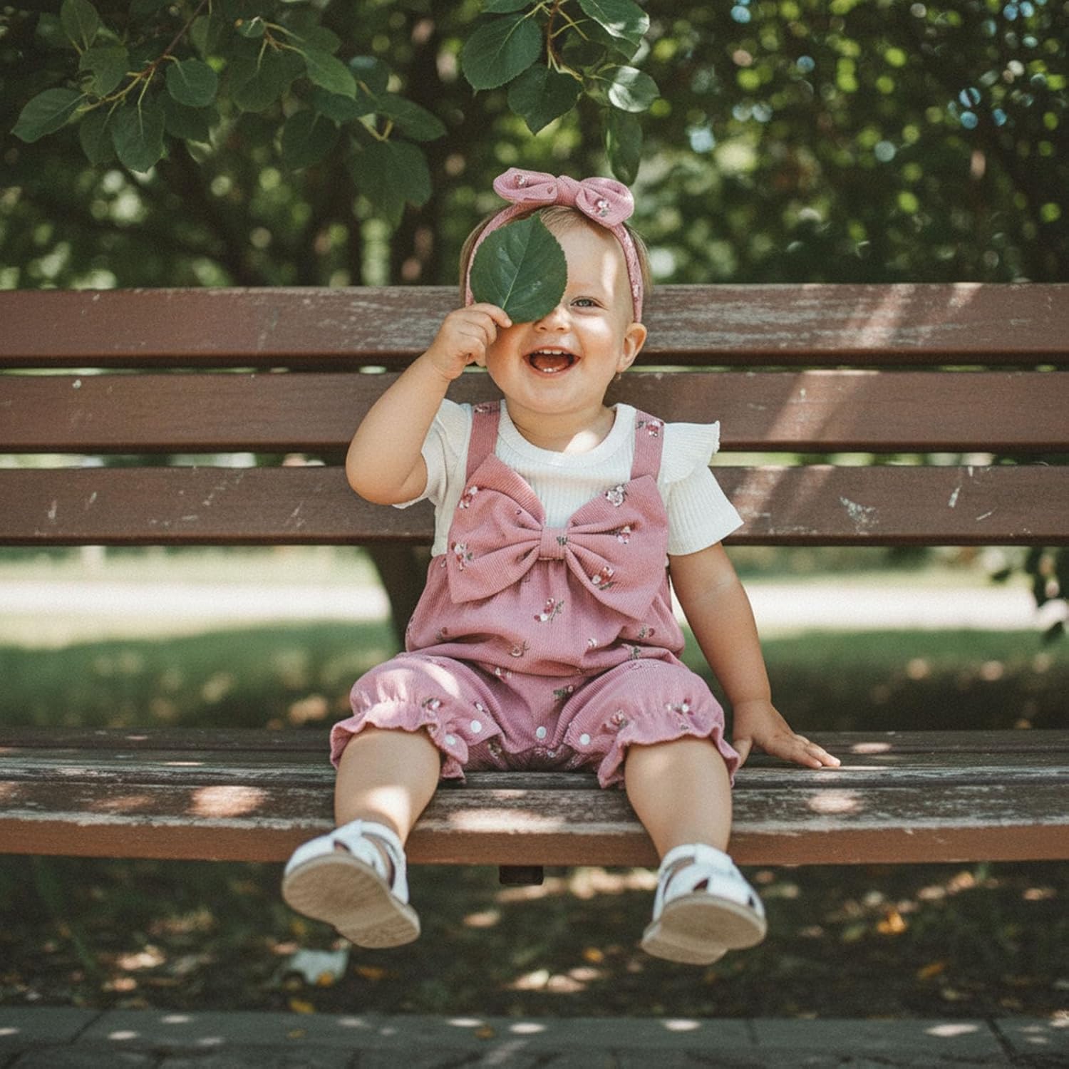 YINGISFITM Newborn Baby Girl Summer Clothes Short Sleeve Bubble Romper Bow Shorts Jumpsuit Infant Outfit 0 3 6 9 12 18 Months - Image 2