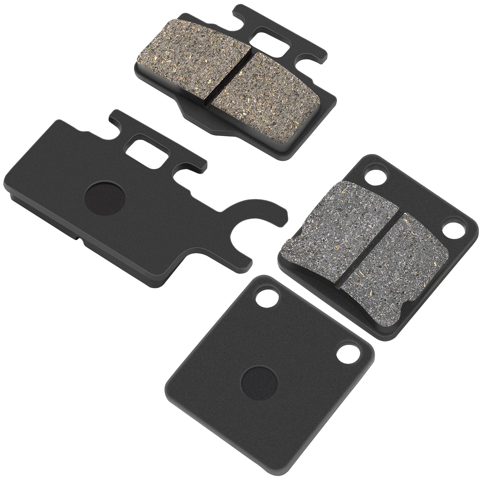 AHL 2 paires Motocyclette Plaquettes de Frein Avant/Arrière Compatible avec KAWASAKI KX 65 2000-2021