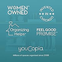 Vista 10 de YouCopia UpSpace Cabinet Box Organizer, Adjustable Kitchen Pantry Shelf for Plastic Wrap and Foil Storage, Small Premium Edition