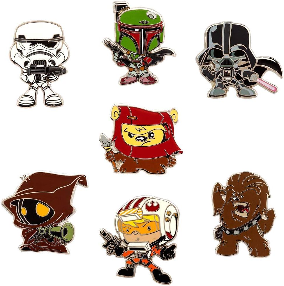 DisneyPin - Star Wars Weekends 2015 Mystery Collectible 5 Pin Pack - 109143, Multicolor, Small