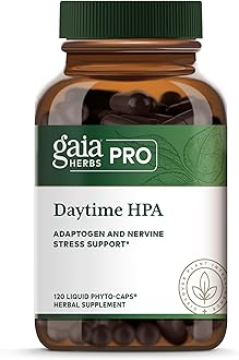 Gaia Herbs HPA Axis Daytime Maintenance Adrenal Support Liquid PhytoCapsules, 120 Count