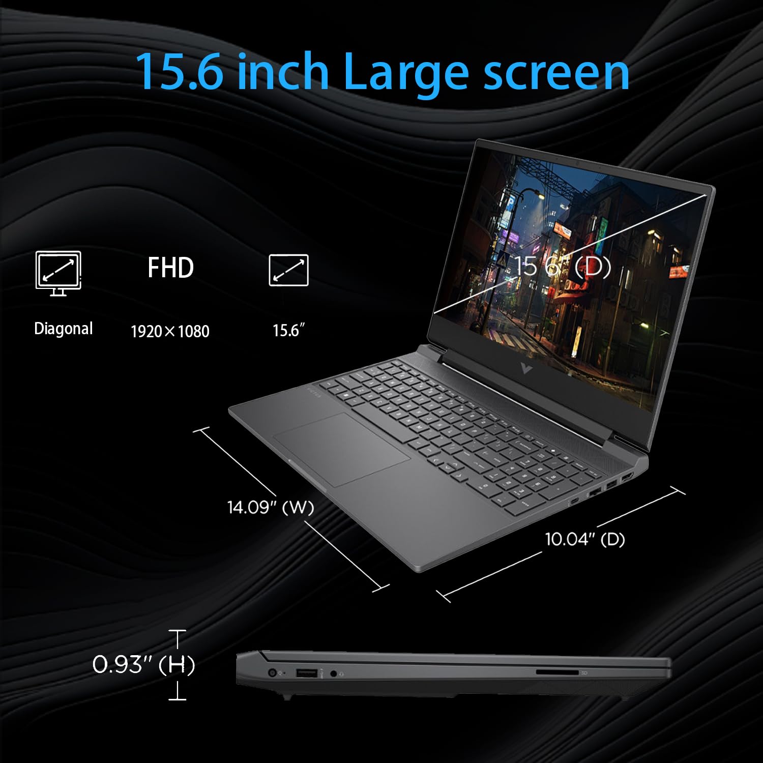 Amazon.com: HP Victus 15.6 Ryzen 5 Gaming Laptop, 15.6 FHD 144Hz